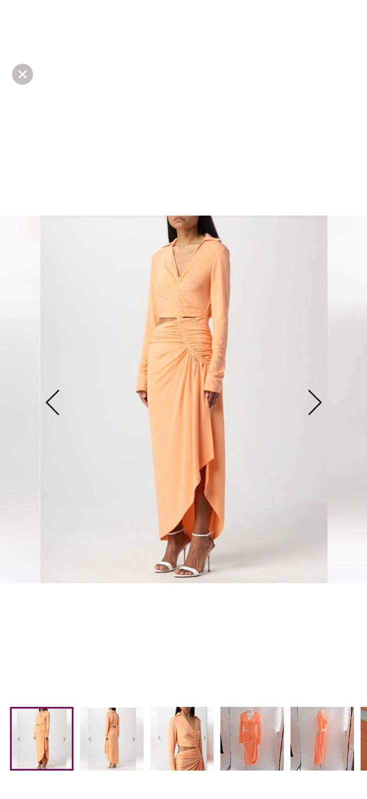 Off-White Off-White stretch viscose dress, Small Size S / US 4 / IT 40 - 1 Thumbnail