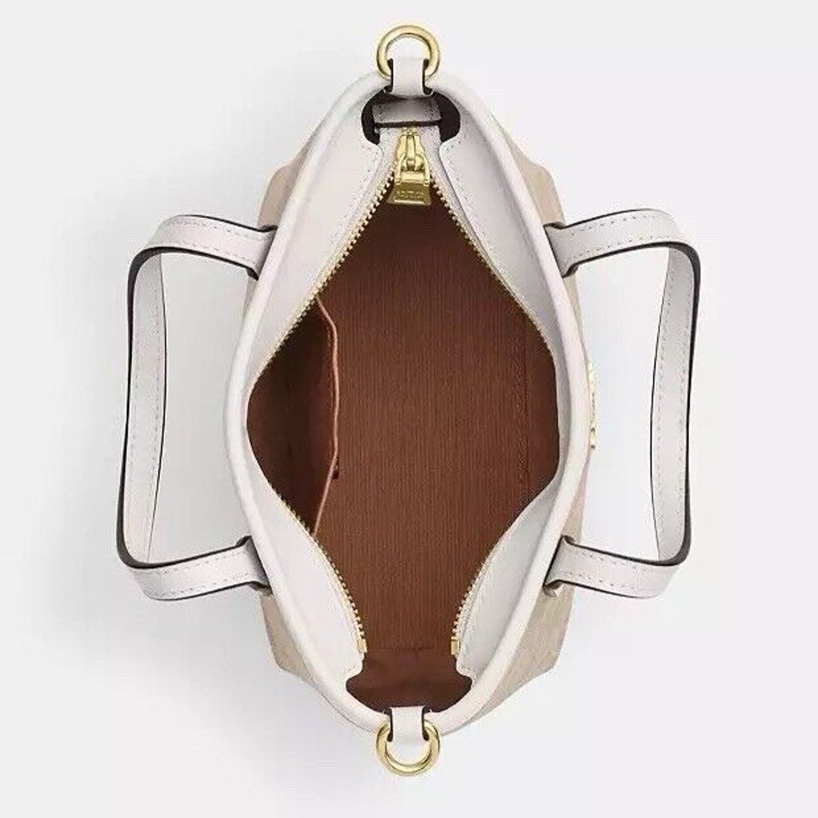 Coach NWT Coach city mini tote bag CW032 Gold/Sand/Chalk Size ONE SIZE - 8 Thumbnail