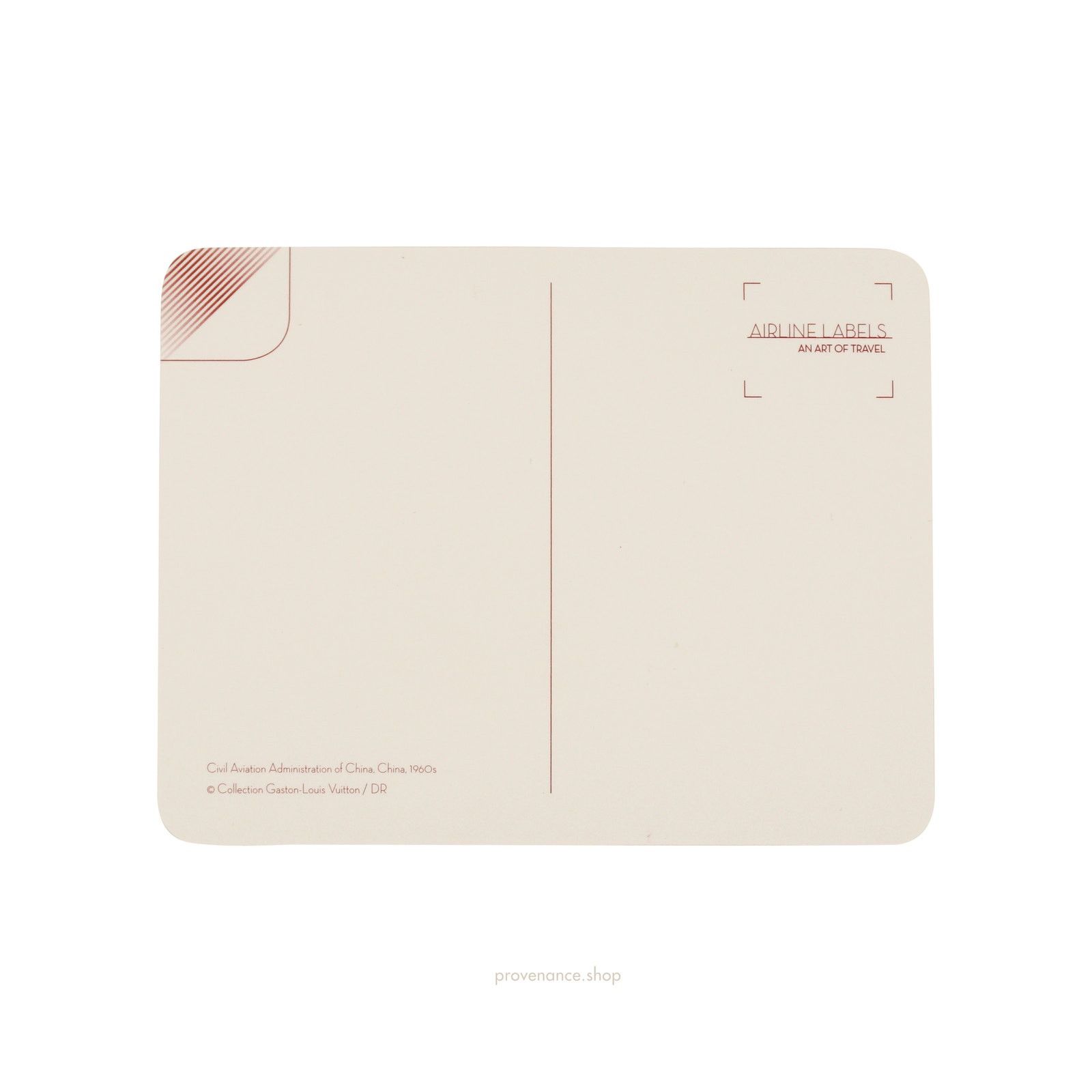 Louis Vuitton 🔴 Louis Vuitton Airline Label Postcard Sticker Size ONE SIZE - 2 Thumbnail