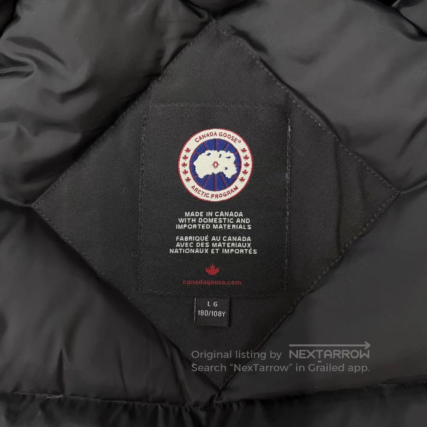 Canada Goose Black Parka with Fur Hood . Size US L / EU 52-54 / 3 - 4 Thumbnail