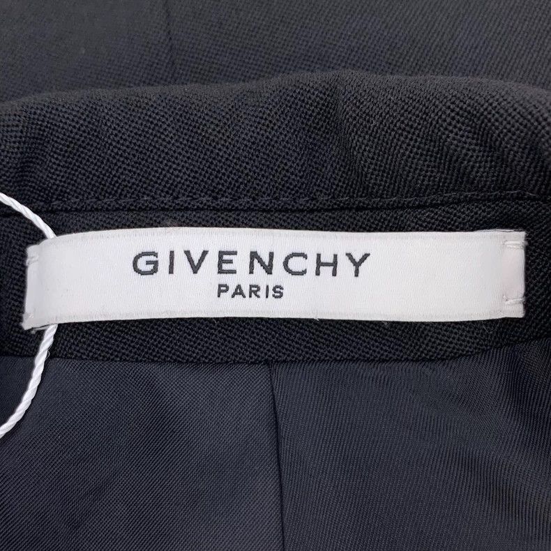 Givenchy Givenchy Givenchy Black Wool Long Sleeve Suit Jacket -2507 Size XXS / US 00 / IT 34 - 5 Thumbnail