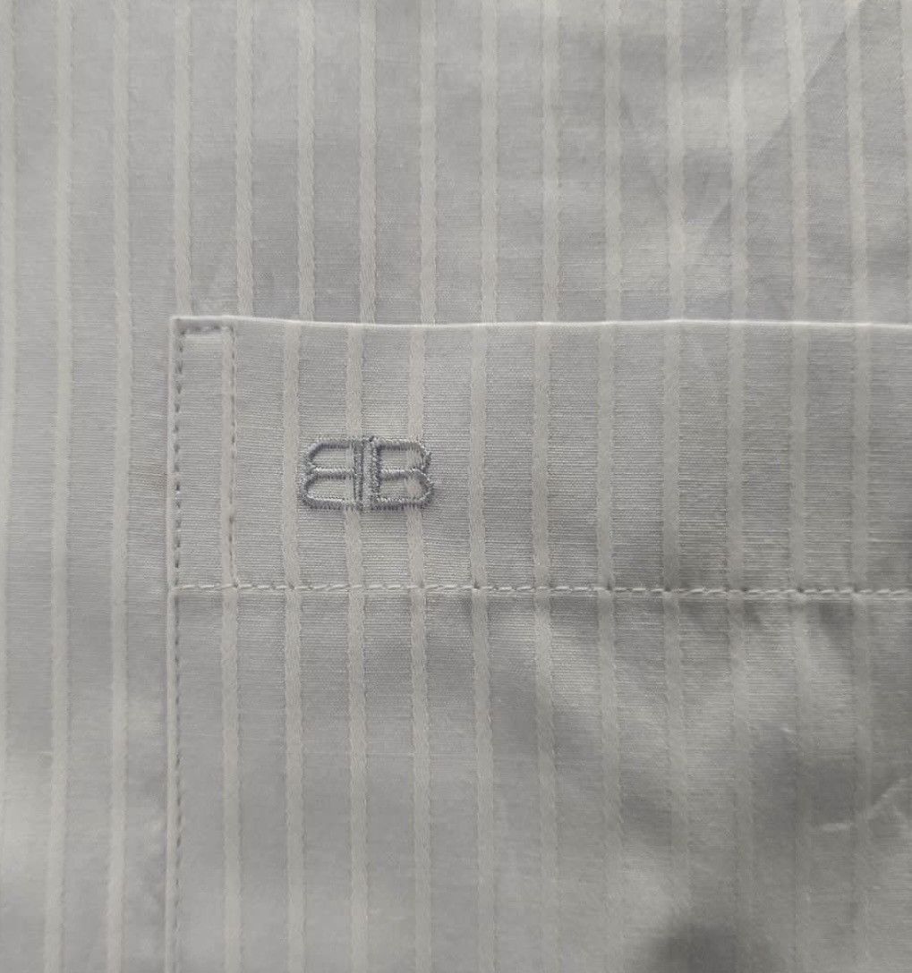 Balenciaga Striped‼️Vintage Balenciaga Striped Shirt Size US L / EU 52-54 / 3 - 2 Thumbnail