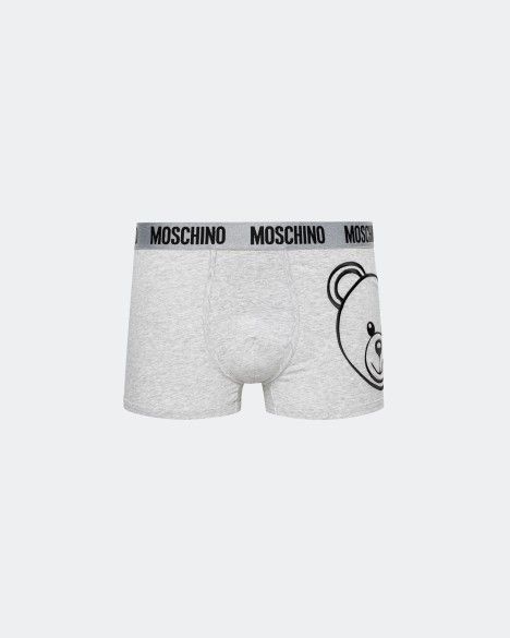 Moschino o1y0225 Size : S / Logo Boxer in Grey Size ONE SIZE - 1 Thumbnail
