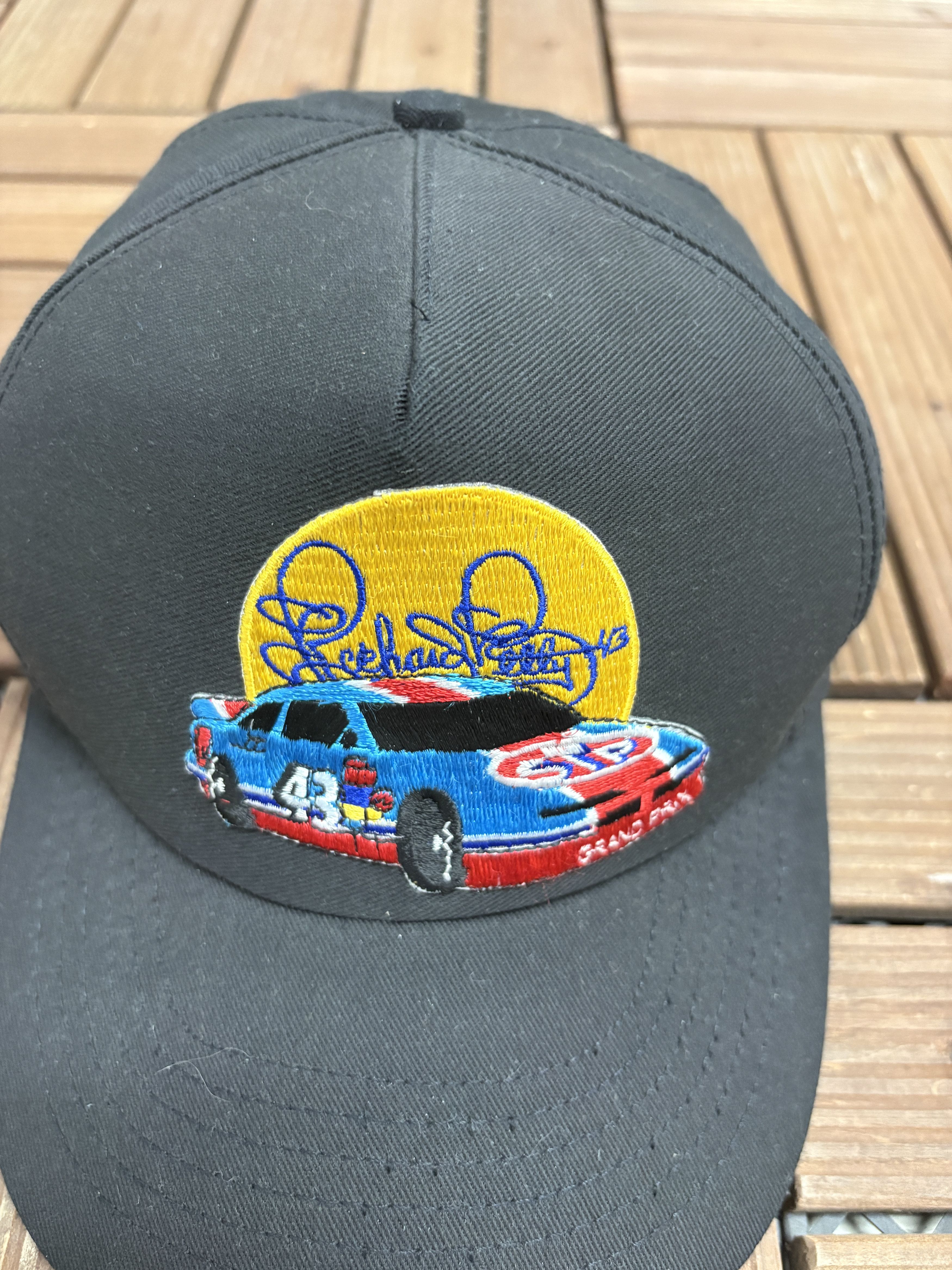 Vintage Richard Petty #43 NASCAR Vintage Black Snap Back Hat Size ONE SIZE - 3 Thumbnail