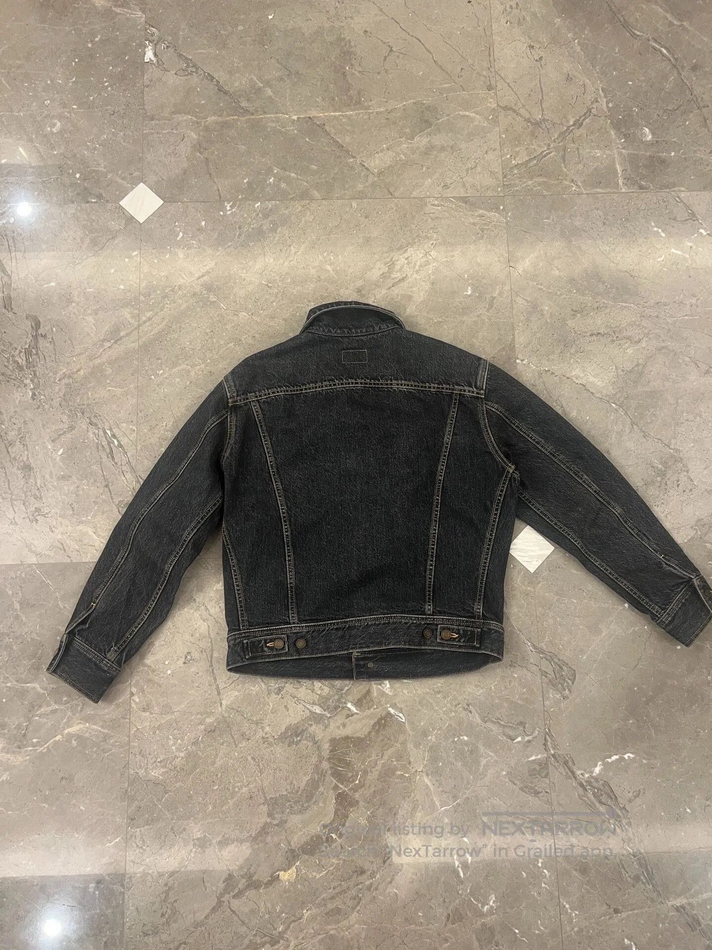 Saint Laurent Paris Saint Laurent Black Denim Jacket. Size US S / EU 44-46 / 1 - 3 Thumbnail