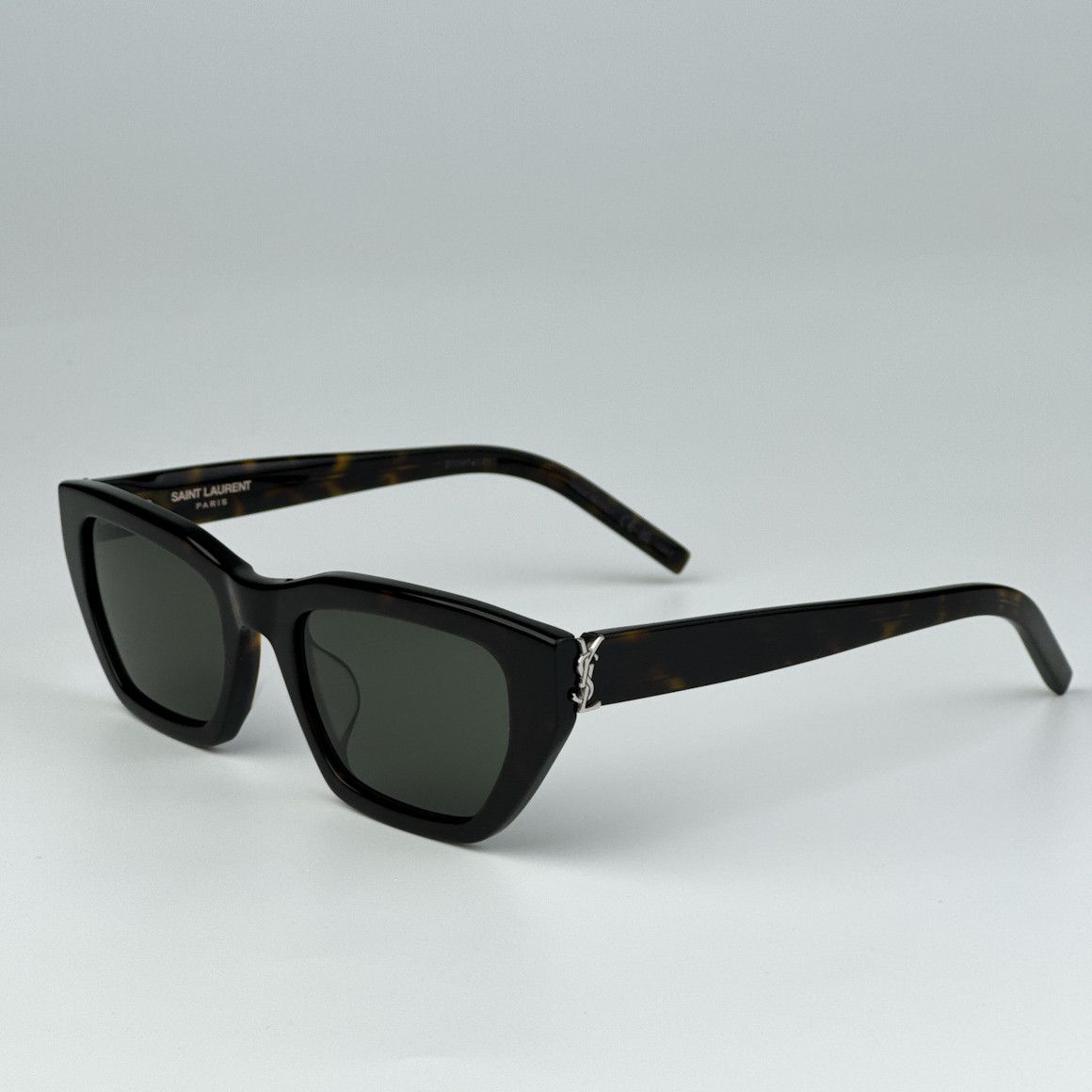 Yves Saint Laurent NEW Saint Laurent SLM127/F 002 Cat Eye Women Sunglasses Size ONE SIZE - 7 Thumbnail