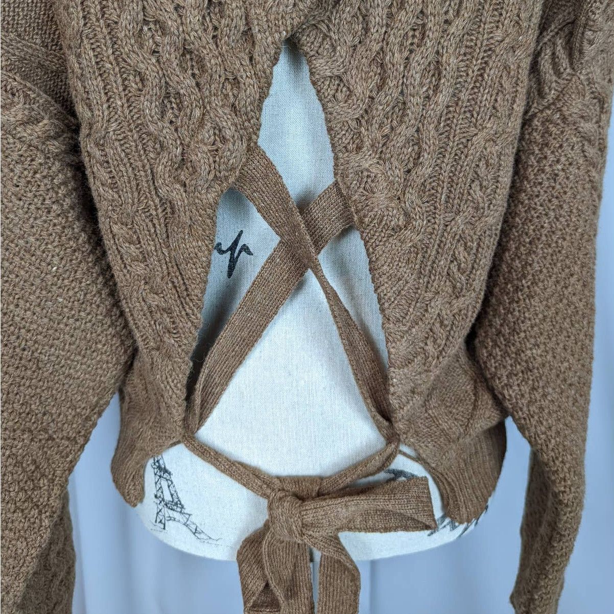 Other Beige Botany Cable Knit Wool Blend Sweater Brown Size Small Size S / US 4 / IT 40 - 12 Thumbnail