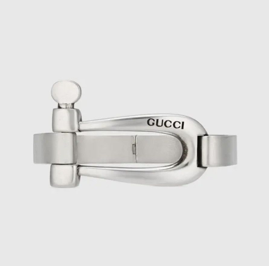Gucci GUCCI Horsebit Bangle Bracelet 7" Sterling Silver 925 Auth Size ONE SIZE - 2 Thumbnail