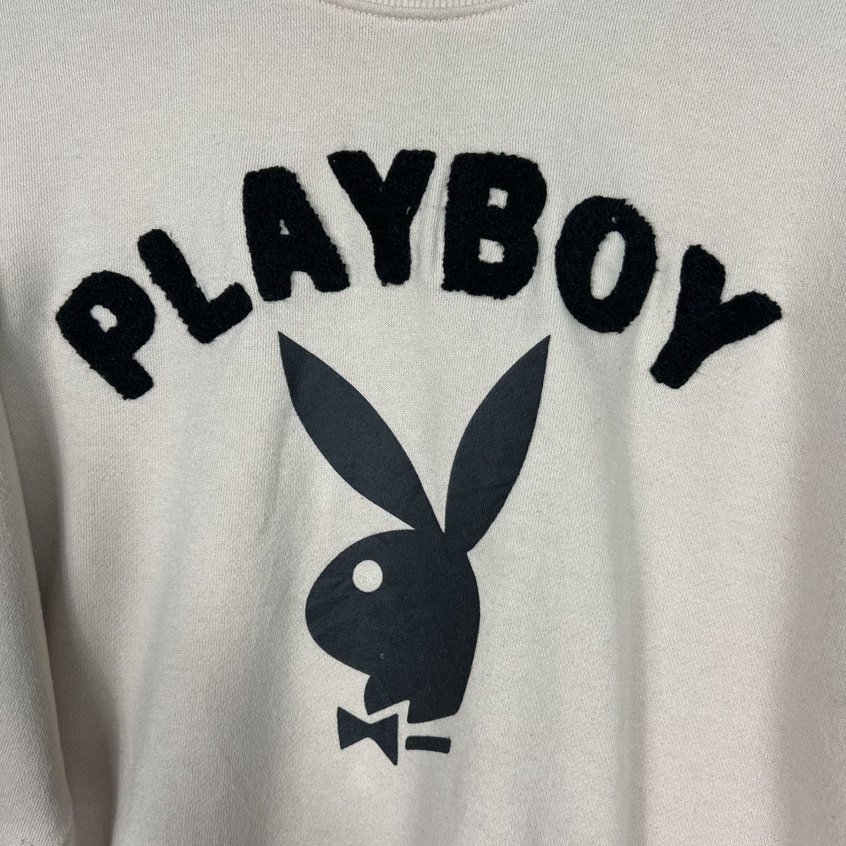 Playboy PLAYBOY Bunny Spellout Big Logo Short Sweatshirt #3952-C180 Size M / US 6-8 / IT 42-44 - 5 Thumbnail