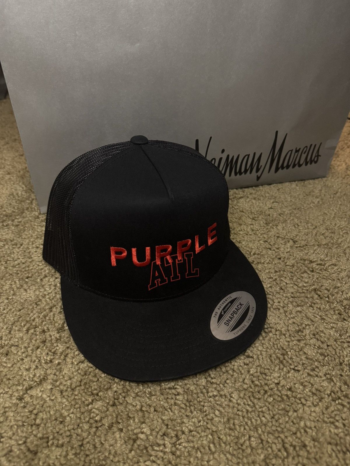 Purple Brand PURPLE BRAND ATL SNAPBACK HAT Size ONE SIZE - 1 Thumbnail