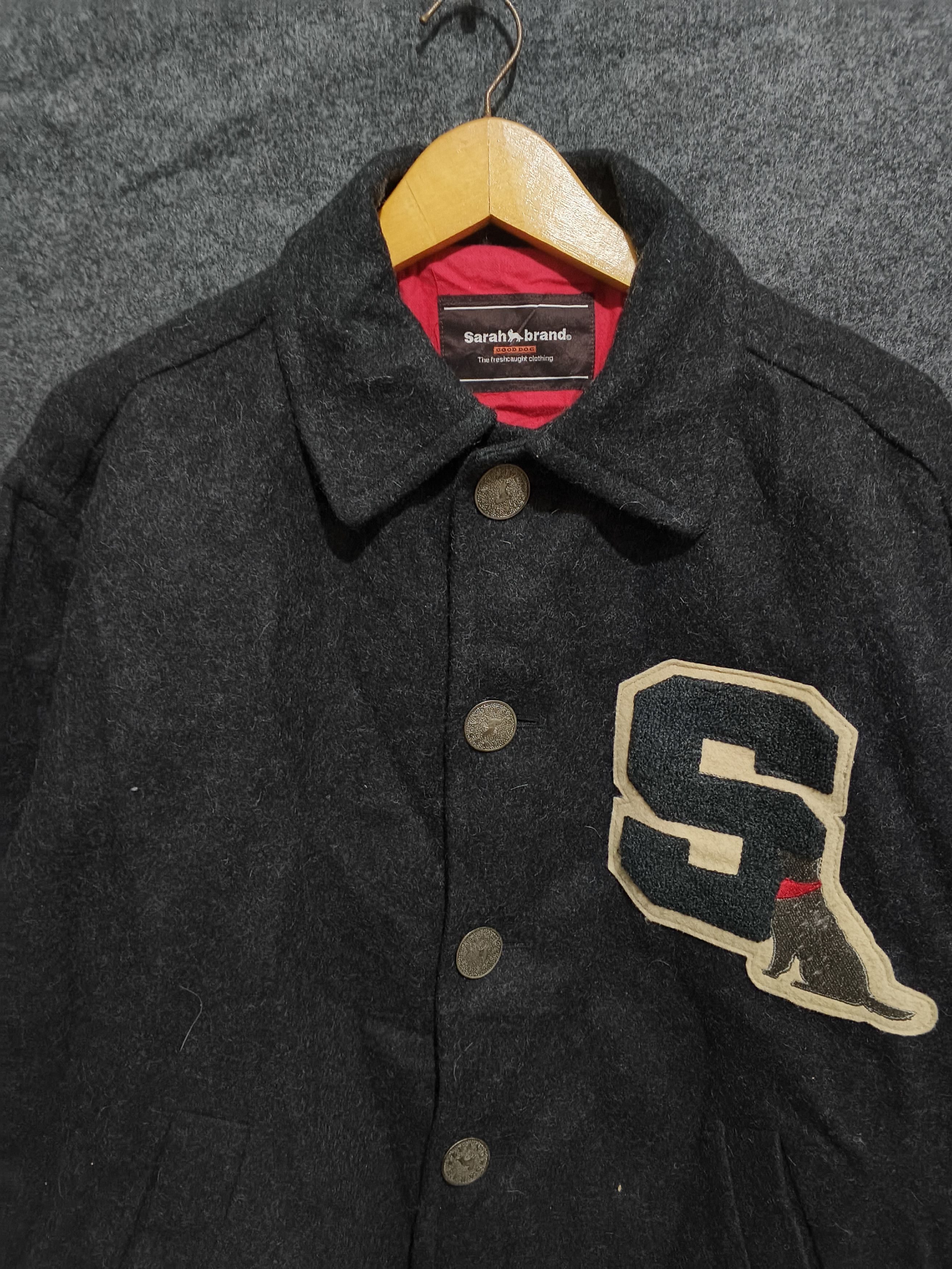 Japanese Brand Vintage Sarah Brand Good Dog Wool Jacket Size L / US 10 / IT 46 - 4 Thumbnail