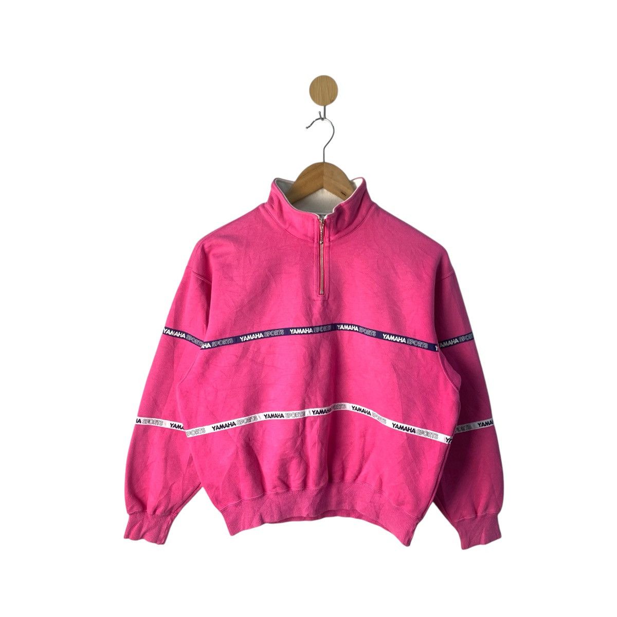 Vintage × Yamaha Vintage Yamaha Sweatshirt Half Zip Size M / US 6-8 / IT 42-44 - 1 Thumbnail