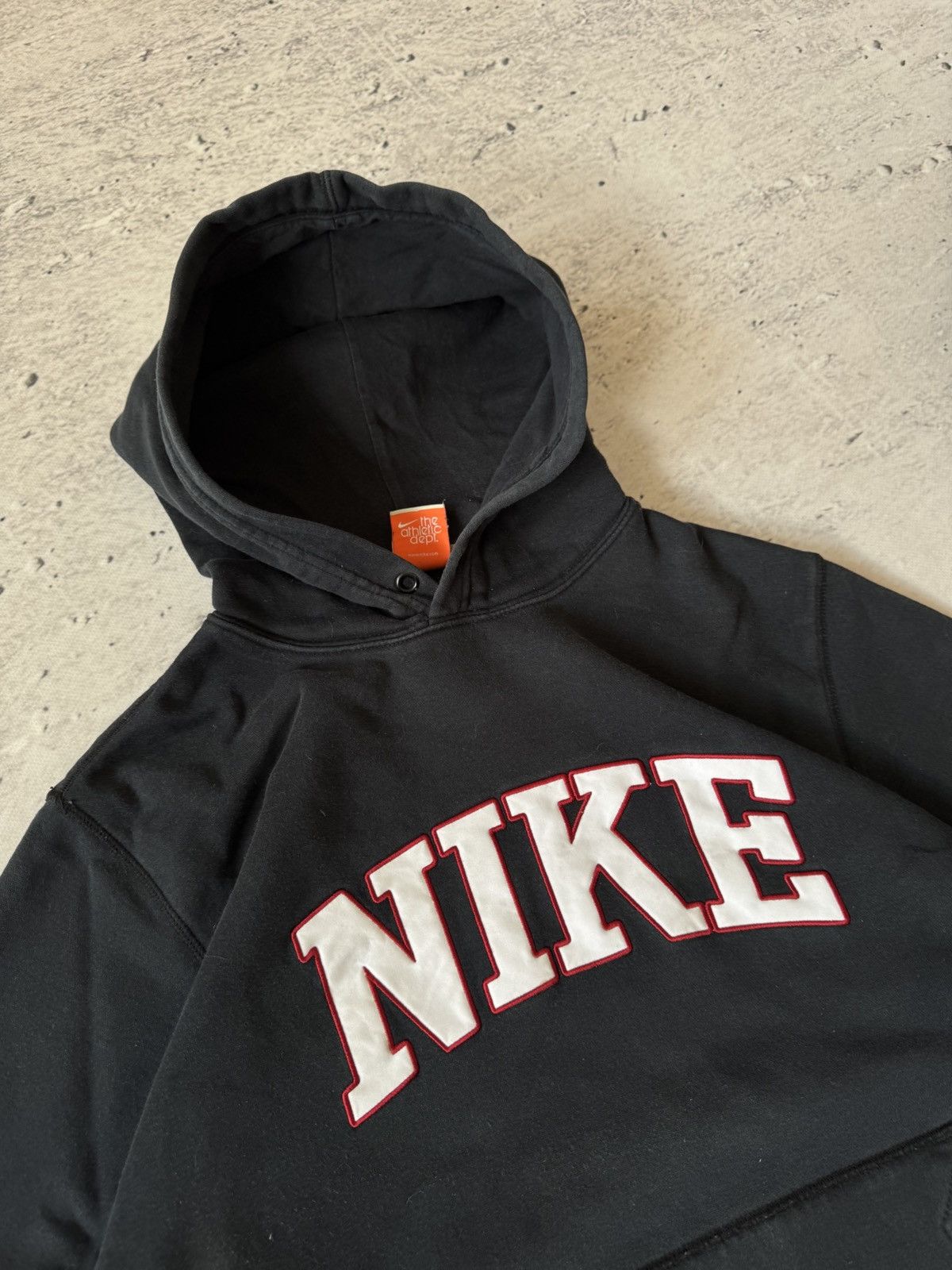 Nike × Vintage NIKE VINTAGE 00s y2k OVERSIZE BAGGY HOODIE CENTER LOGO Size US S / EU 44-46 / 1 - 3 Thumbnail