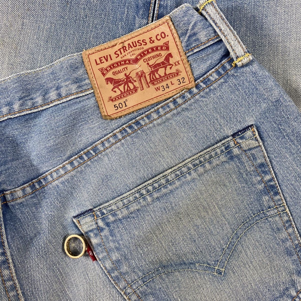 Levi's Levis 501 ButtonFly Jeans Pants Size US 37 - 12 Thumbnail