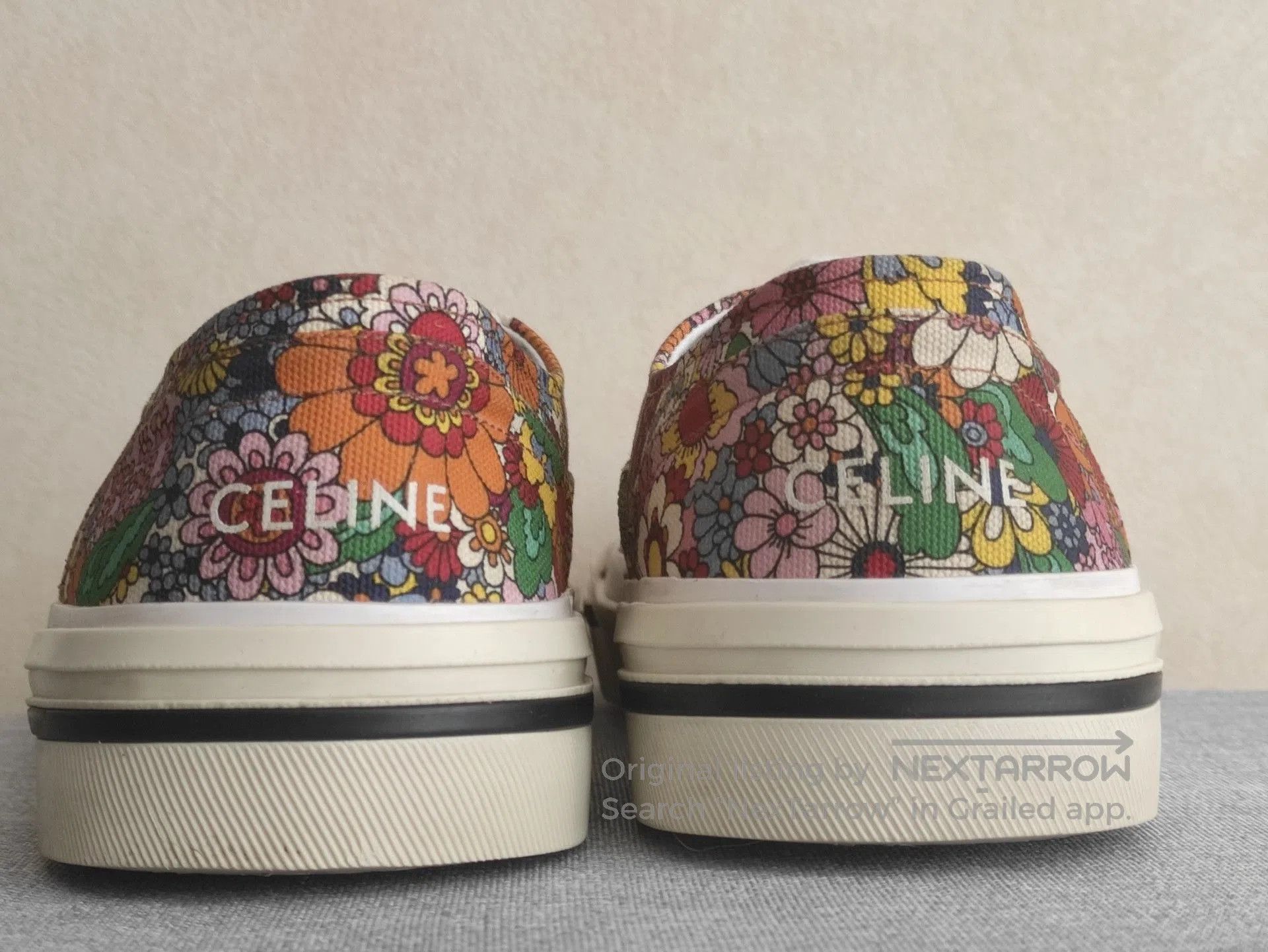 Hedi Slimane Celine Hedi Floral Collaboration Skate Shoes. Size US 8 / EU 41 - 4 Thumbnail