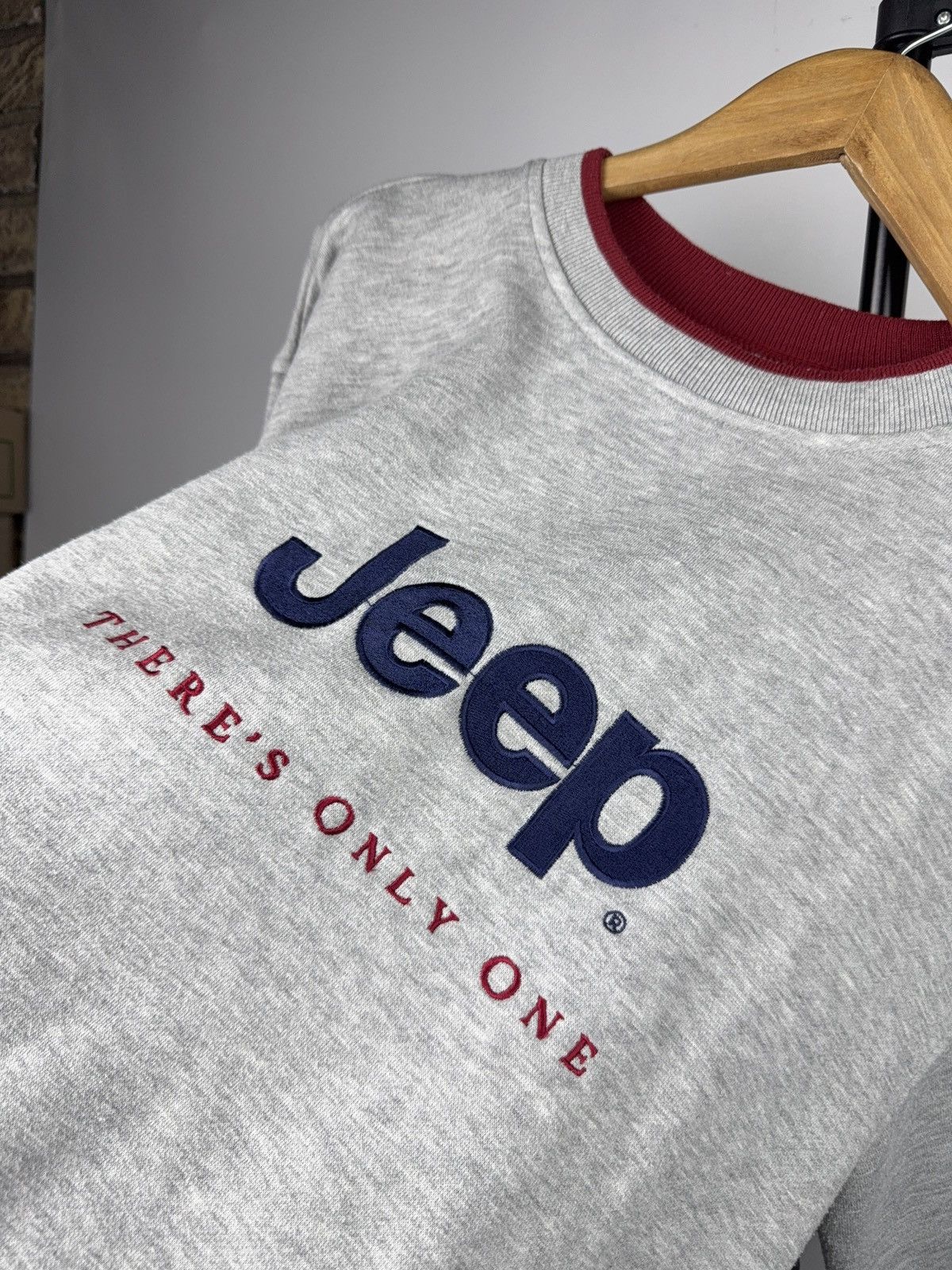 Jeep 00s Vintage Jeep Racing Logo Embroidered Crewneck Grey Size US M / EU 48-50 / 2 - 5 Thumbnail