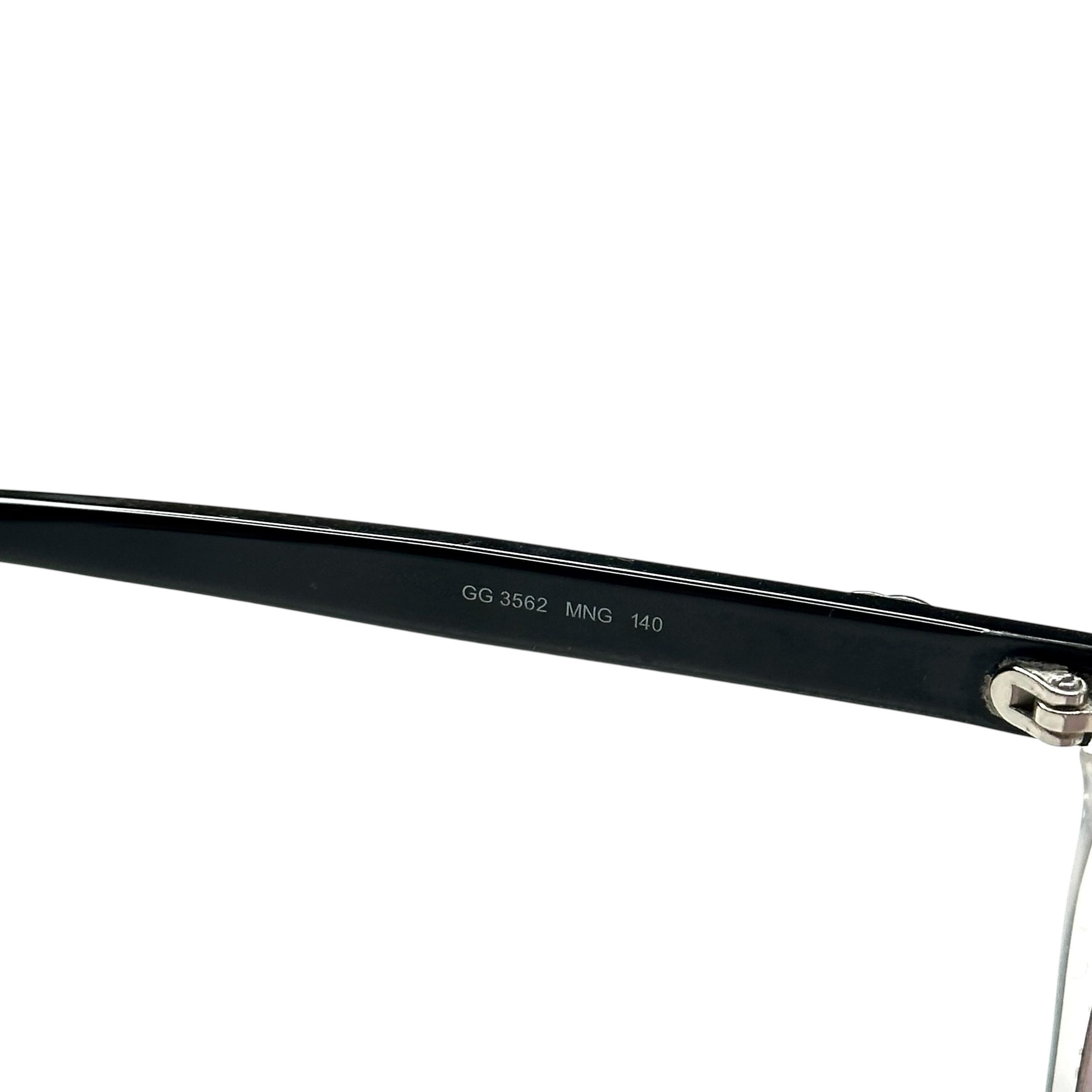 Gucci Gucci Wayfarer Transparent GG Sunglasses Size ONE SIZE - 6 Thumbnail