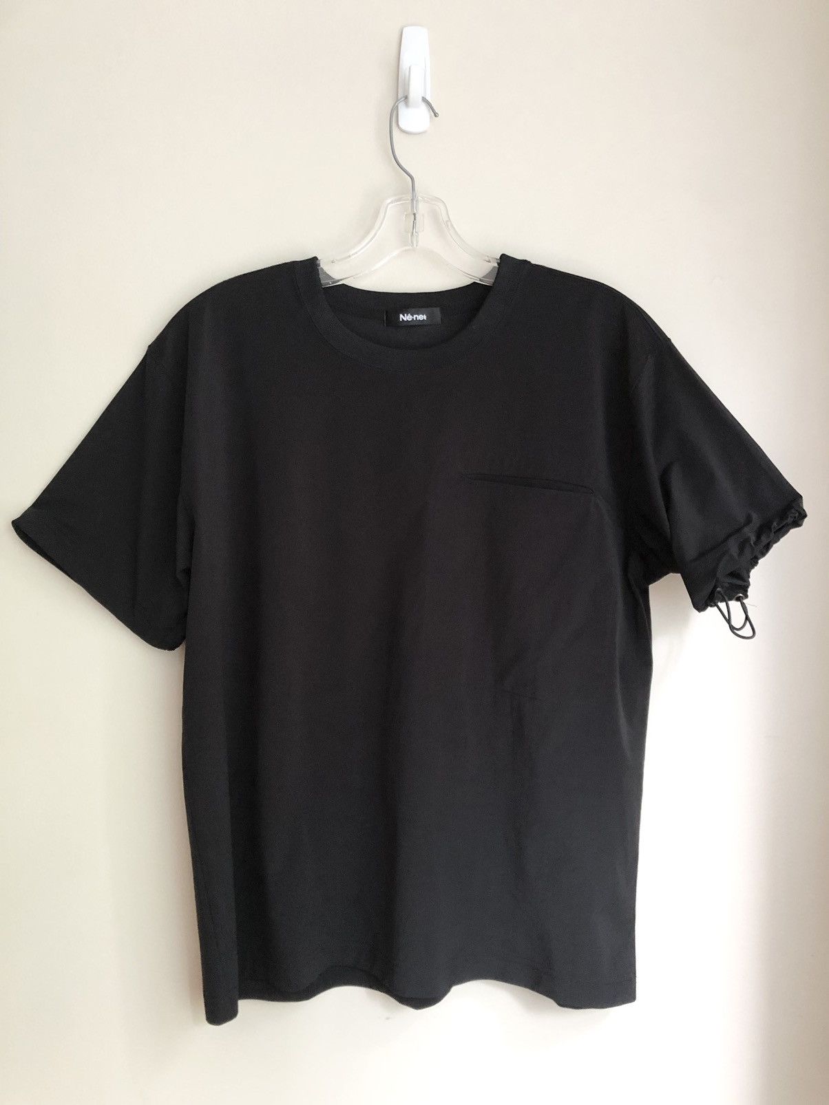 Issey Miyake × Ne-Net Ne-Net Drawstring Sleeve Nylon T Shirt Size US L / EU 52-54 / 3 - 1 Thumbnail