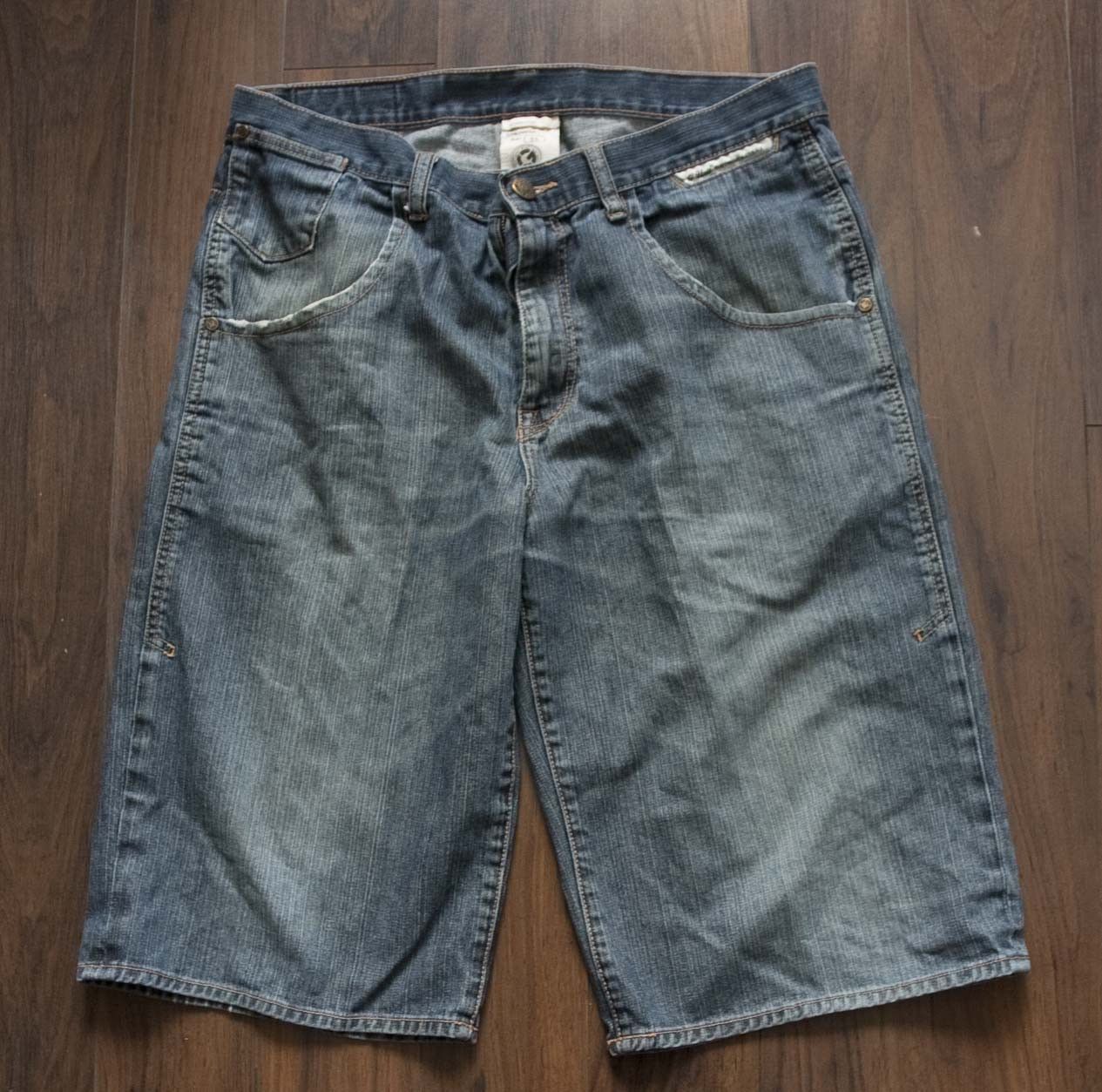 G-Unit × Vintage G Unit Denim Shorts Size 35 Blue Vintage Size US 35 - 1 Thumbnail