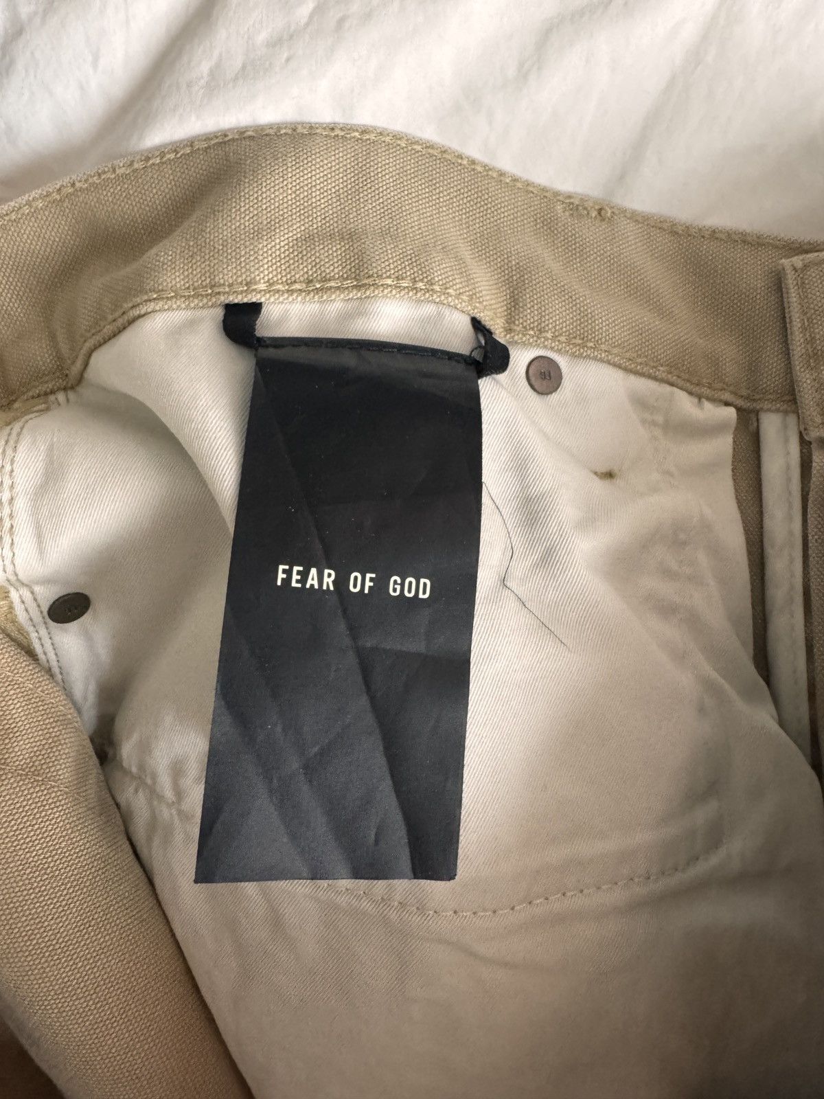 Fear of God Fear of god 7th collection canvas jeans Size US 34 / EU 50 - 11 Thumbnail