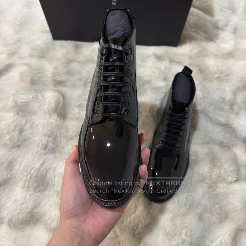 Saint Laurent Paris Saint Laurent Paris Men's Lace-up Boots Size US 7 / EU 40 - 6 Thumbnail