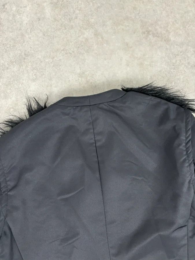 Gianfranco Ferre 2000s Gianfranco Ferré Black Faux Fur Zip-up Jacket Size US M / EU 48-50 / 2 - 6 Thumbnail