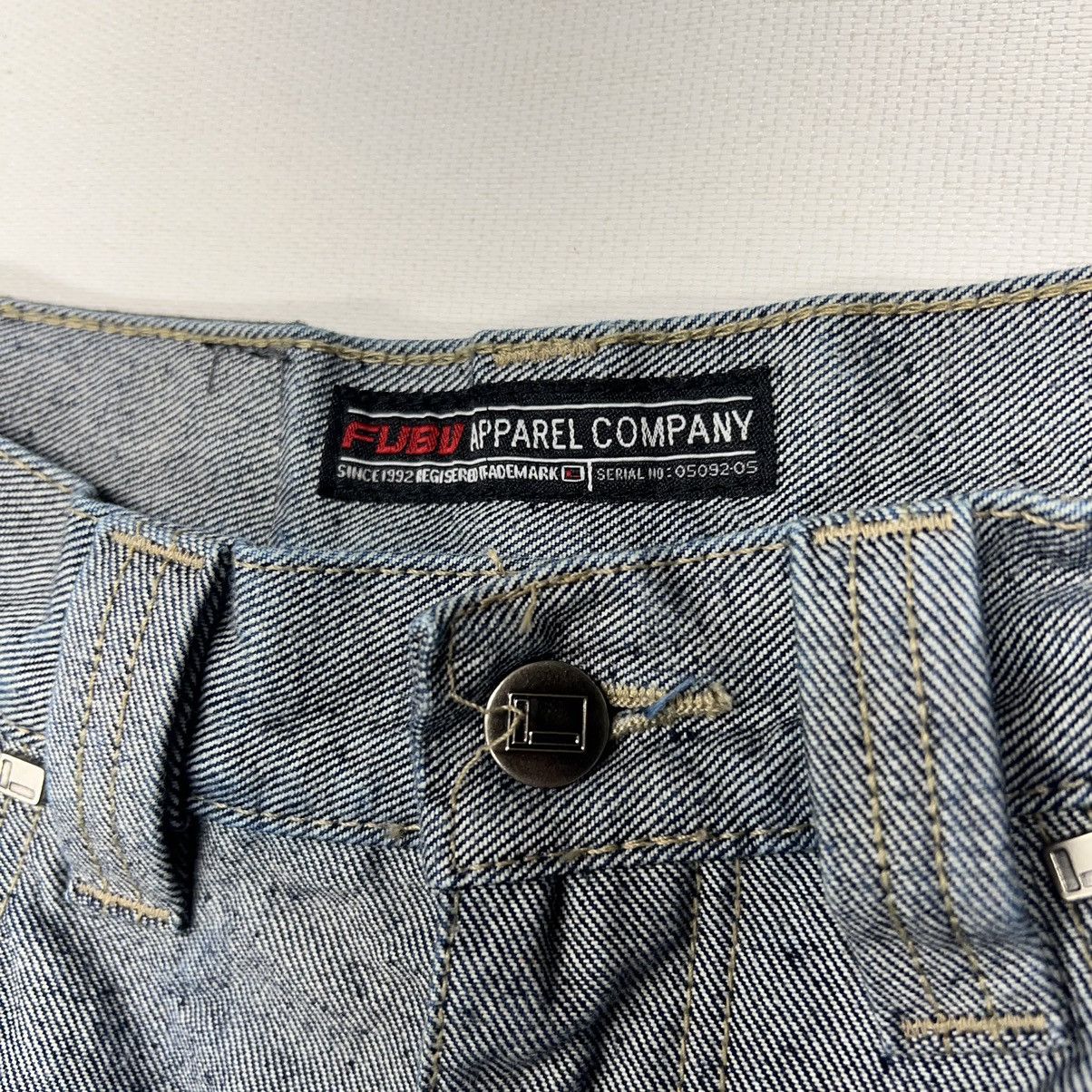 Fubu × Vintage Fubu Jeans 32X34 Baggy Straight Reverse Blue 90s Y2K Size US 32 / EU 48 - 9 Thumbnail