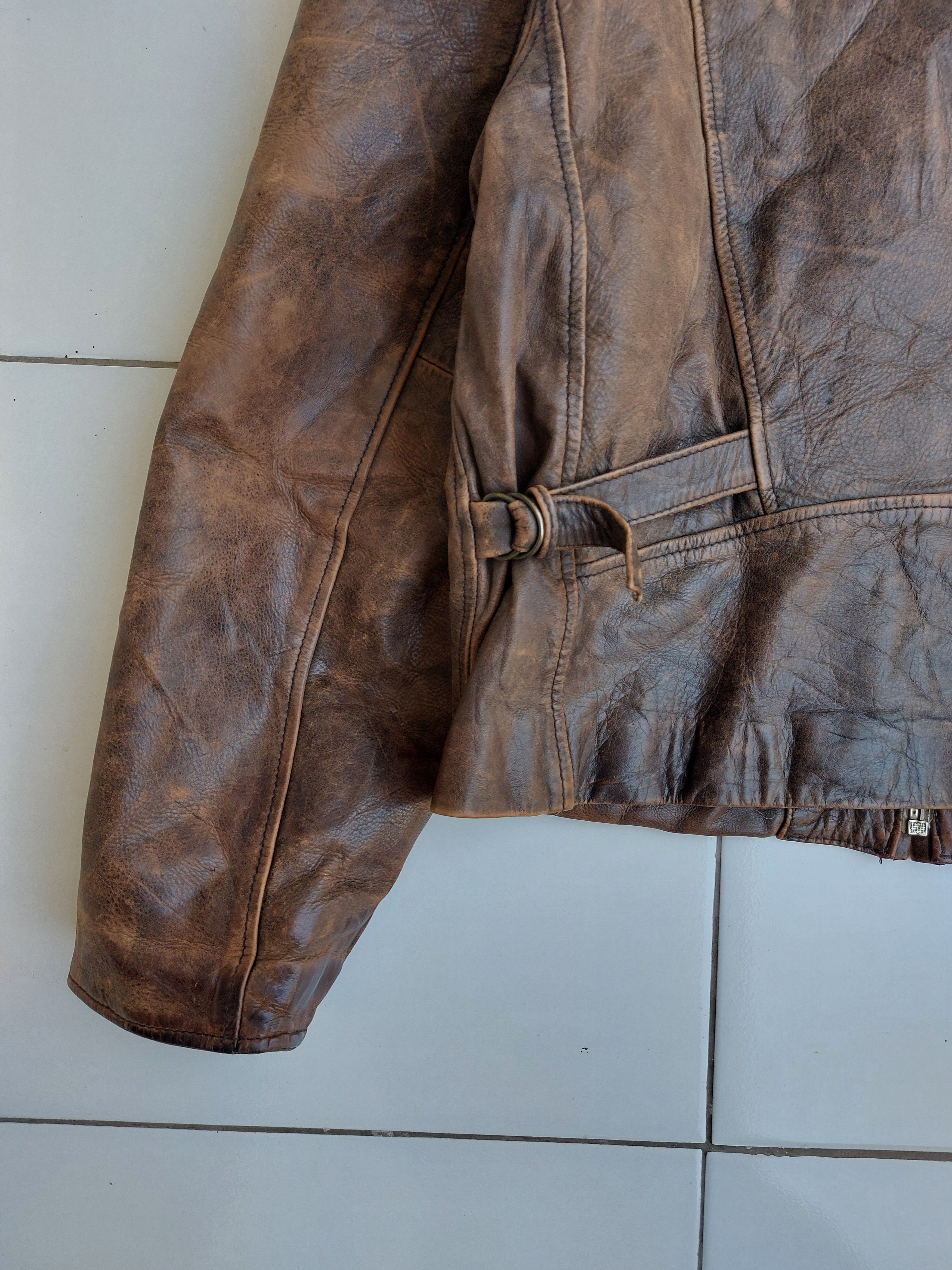 Vintage CONRAD VINTAGE HIGHWAYMAN CLASSIC LEATHER JACKET Size US L / EU 52-54 / 3 - 11 Thumbnail