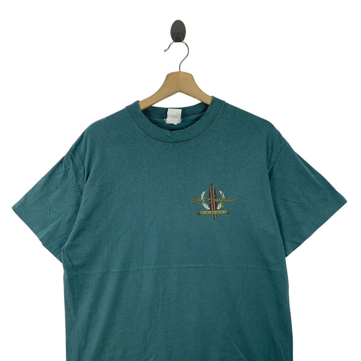Vintage Vintage 90’ ABC SUNWEAR HAWAII Crest Logo Tee Shirt Top Size US L / EU 52-54 / 3 - 2 Thumbnail