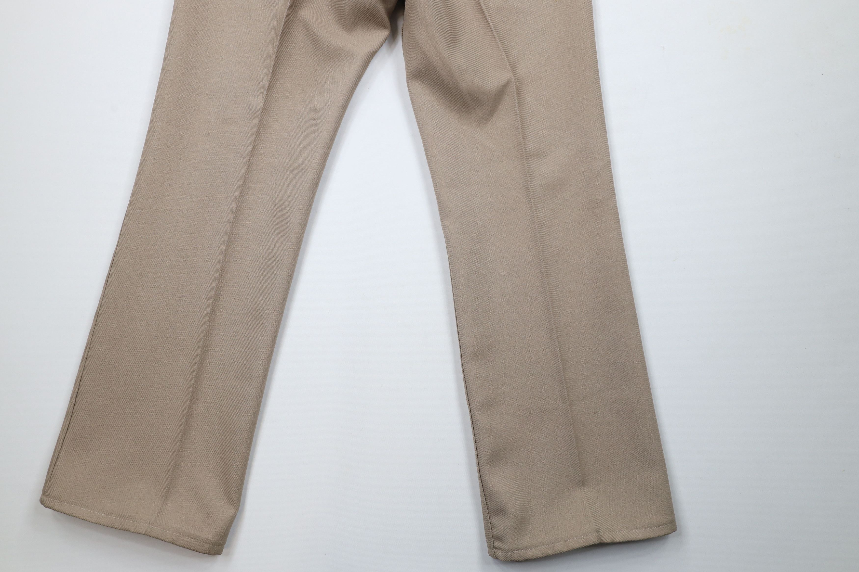 Vintage × Wrangler Vintage 90s Wrangler Knit Flared Bootcut Chino Pants Beige Size US 36 / EU 52 - 15 Thumbnail