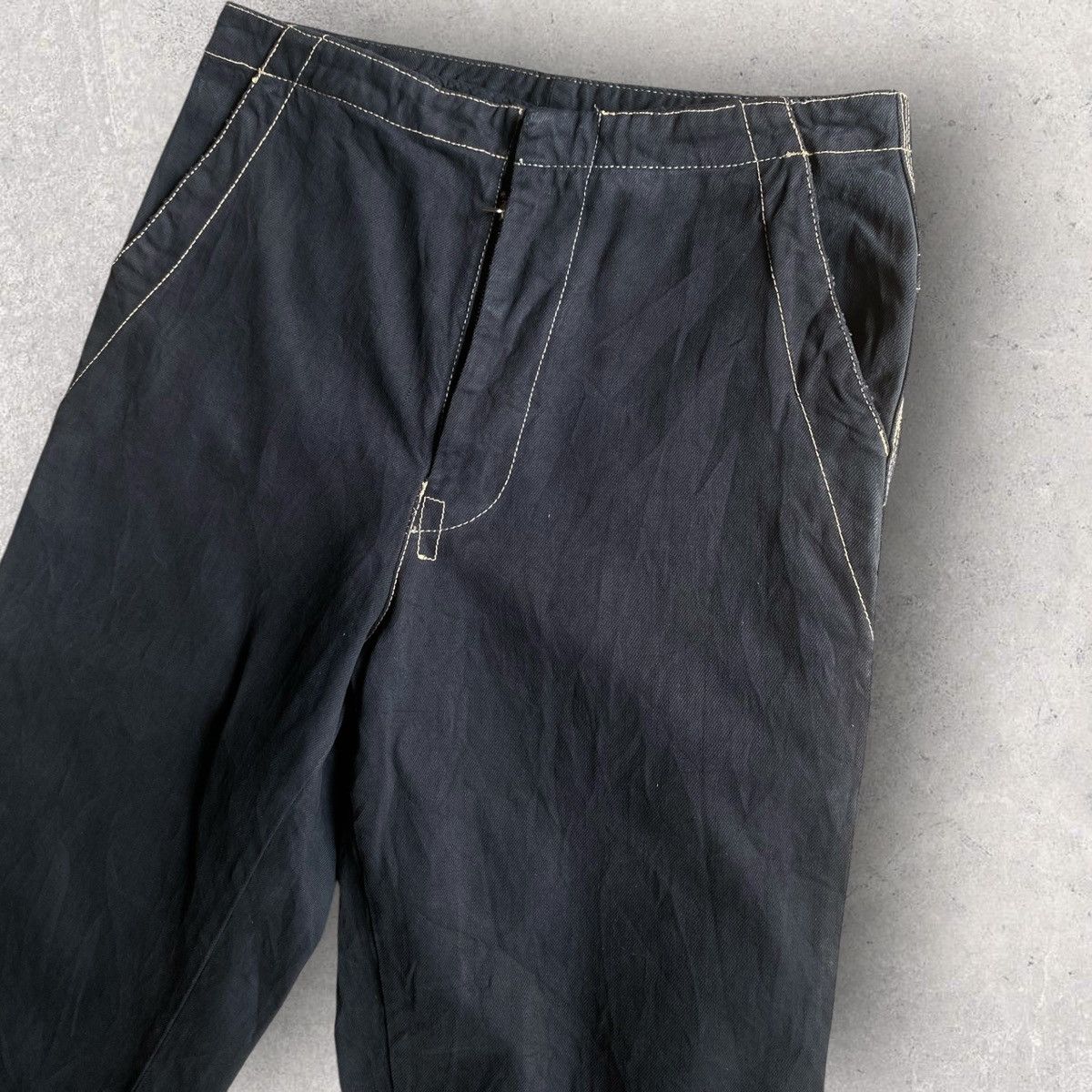 Fall05 Contrast Stitch Strange Leg Pants