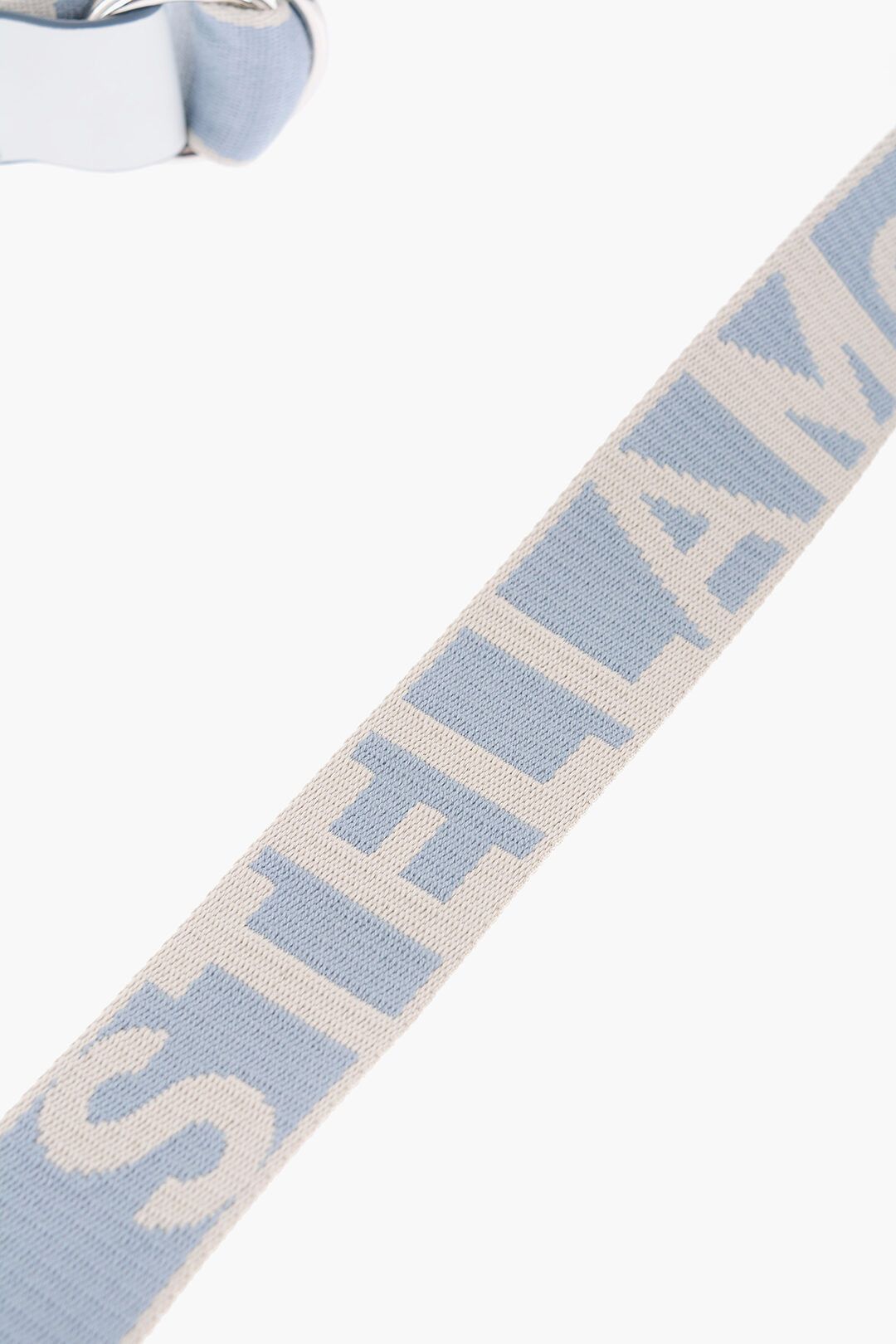 Stella McCartney og1mm0824 Size: L / All-Over Logo Fabric Belt in Light Blue Size ONE SIZE - 3 Thumbnail