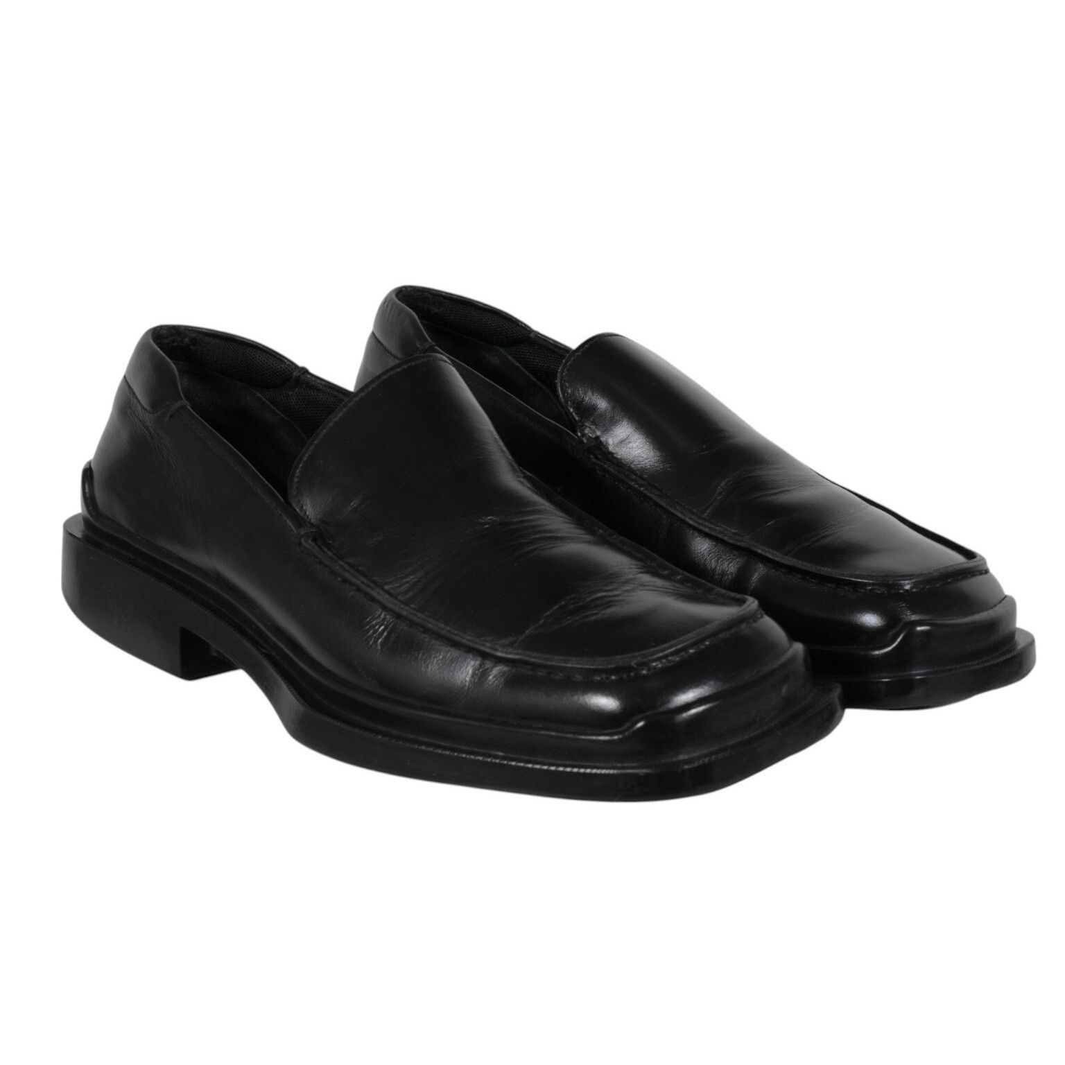 Prada AW99 Vtg Square Toe Loafers US 8 UK 7 Black - 02546 Size US 8 / EU 41 - 14 Thumbnail