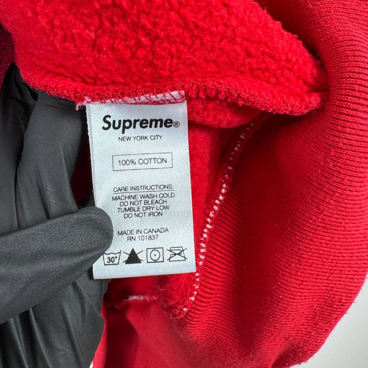 Supreme Supreme Zip Up Hoodie Red Box Logo Print Made In Canad L Size US L / EU 52-54 / 3 - 5 Thumbnail