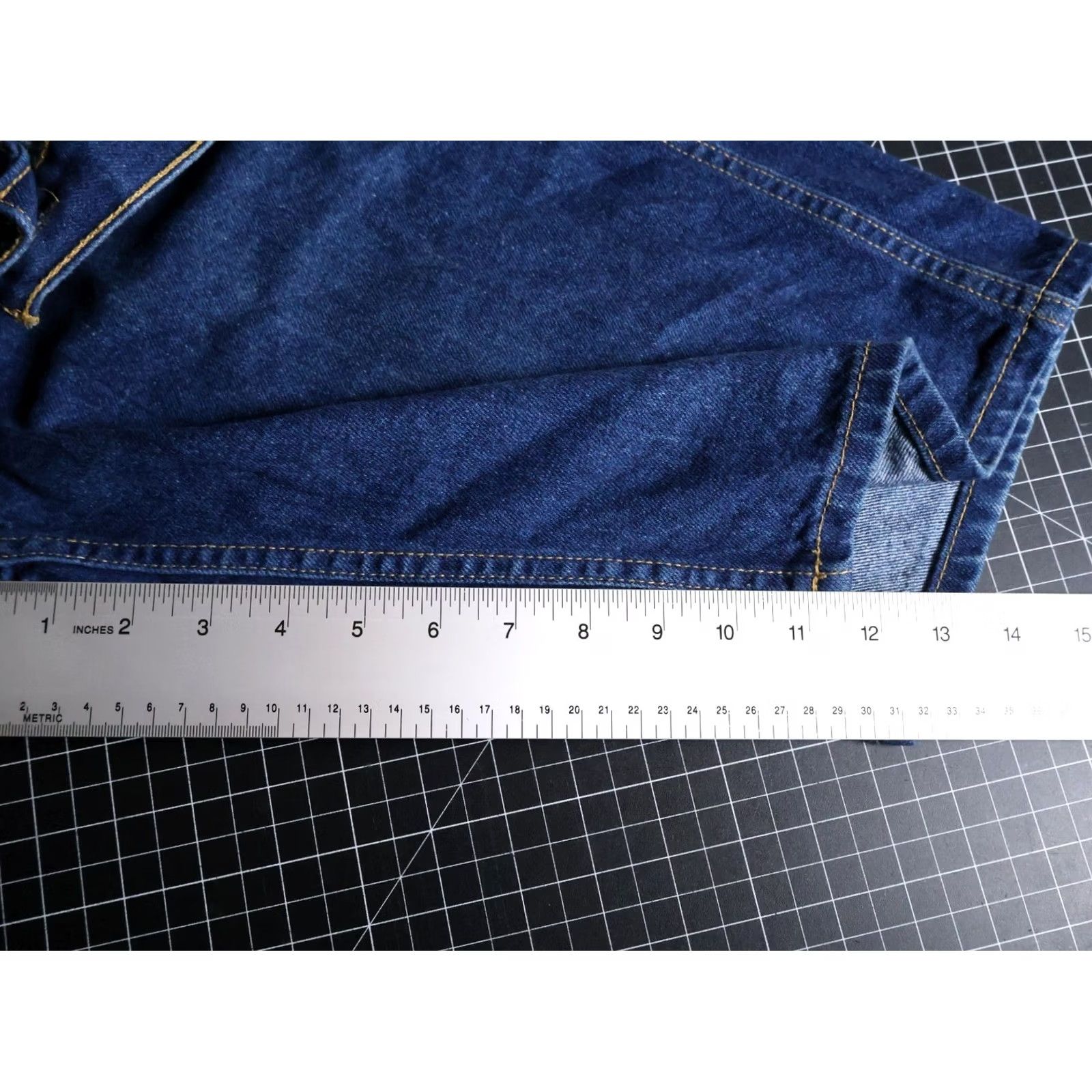 Ralph Lauren VINTAGE Polo Jeans Co Carpenter Jean Shorts Womens 20 Bermuda Denim 90s Retro Blue Jeans Polo Jeans Co Women 20 Size 24" / US 00 / IT 34 - 6 Thumbnail