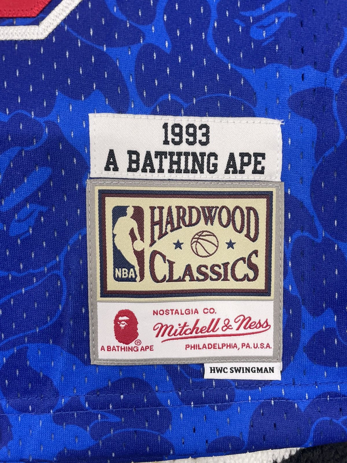 Bape × Mitchell & Ness BAPE M&N NETS JERSEY TANKTOP Size US M / EU 48-50 / 2 - 3 Thumbnail