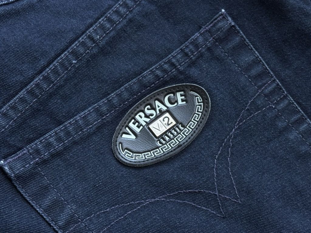 Versace V2 Classic Denim Jeans Size US 35 - 11 Thumbnail