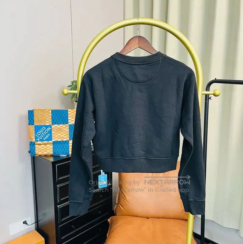 Fendi Fendi Black Cotton Women's Cropped Sweatshirt . Size S / US 4 / IT 40 - 2 Thumbnail