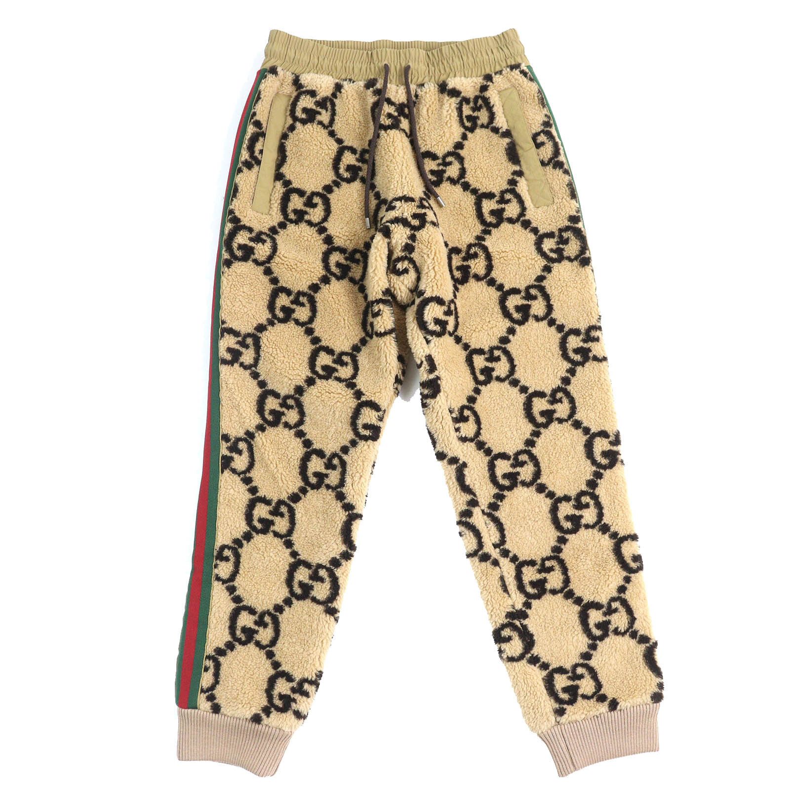 Gucci Gucci Gucci GG Jacquard Web Line Wool Polyester Track Pants Others Pants 715233 Size ONE SIZE - 1 Thumbnail
