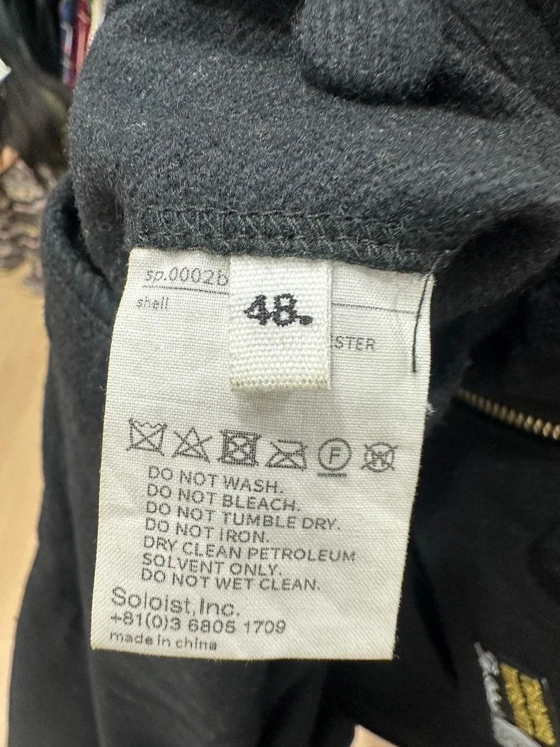 Takahiromiyashita The Soloist. black zippered trousers with front pockets-2508 Size US 44 / EU 60 - 7 Thumbnail