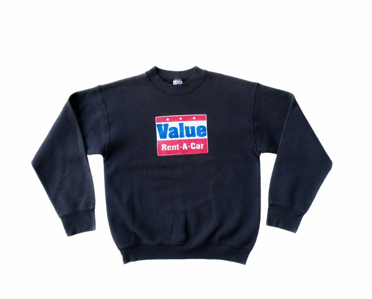 Vintage Vintage 80s Value rent a car sweatshirts Size US M / EU 48-50 / 2 - 3 Thumbnail