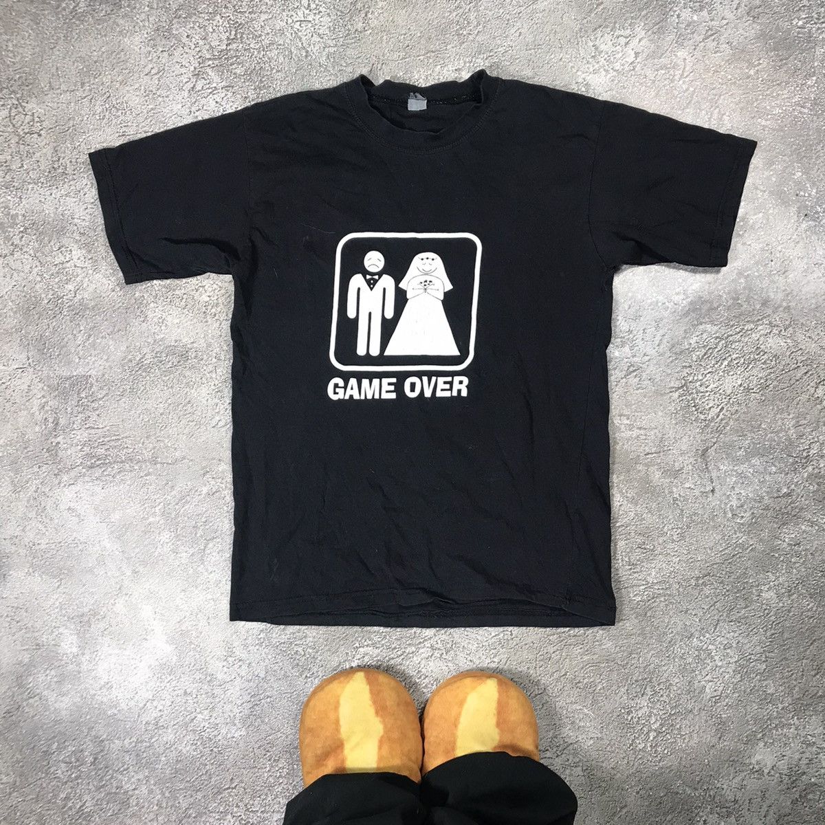 Vintage Vintage Y2K Graphic Tee Game Over Funny Slogan Streetwear M Size US M / EU 48-50 / 2 - 1 Thumbnail