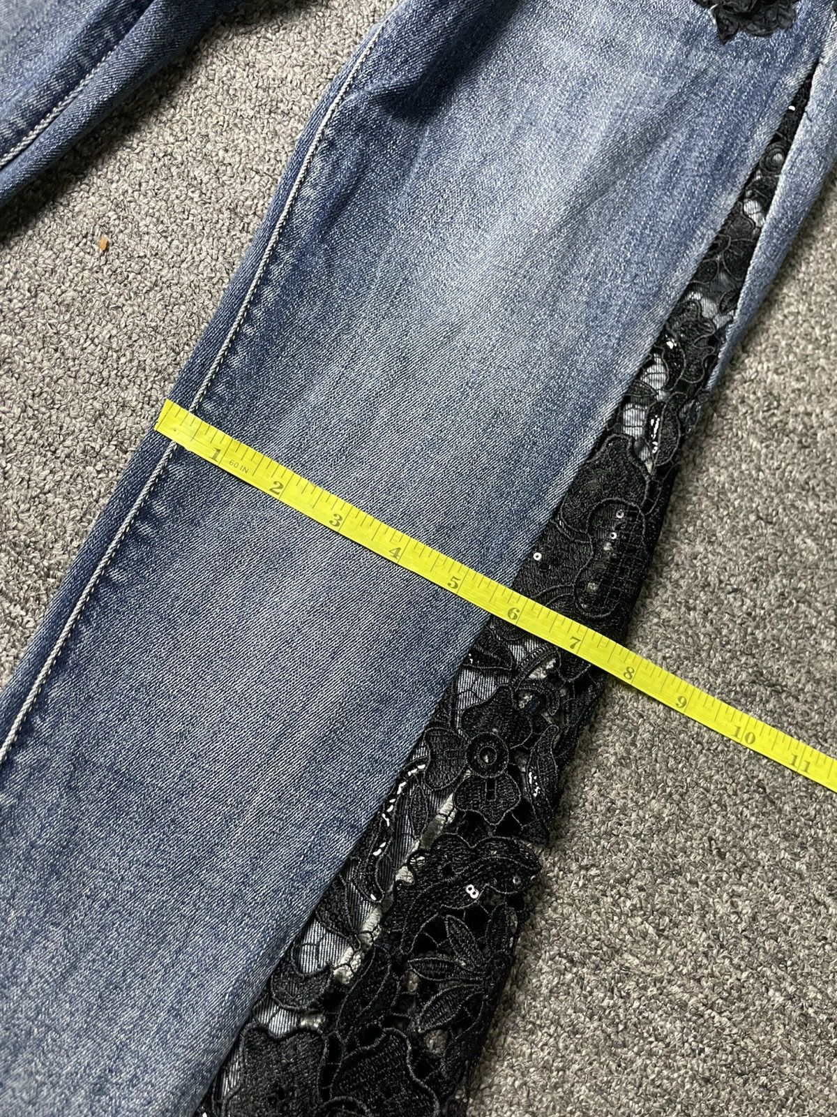 Japanese Brand × Vintage Hysteric Glamour x MaxSmile Jeans with Lace (90) Size 27" / US 4 / IT 40 - 13 Thumbnail