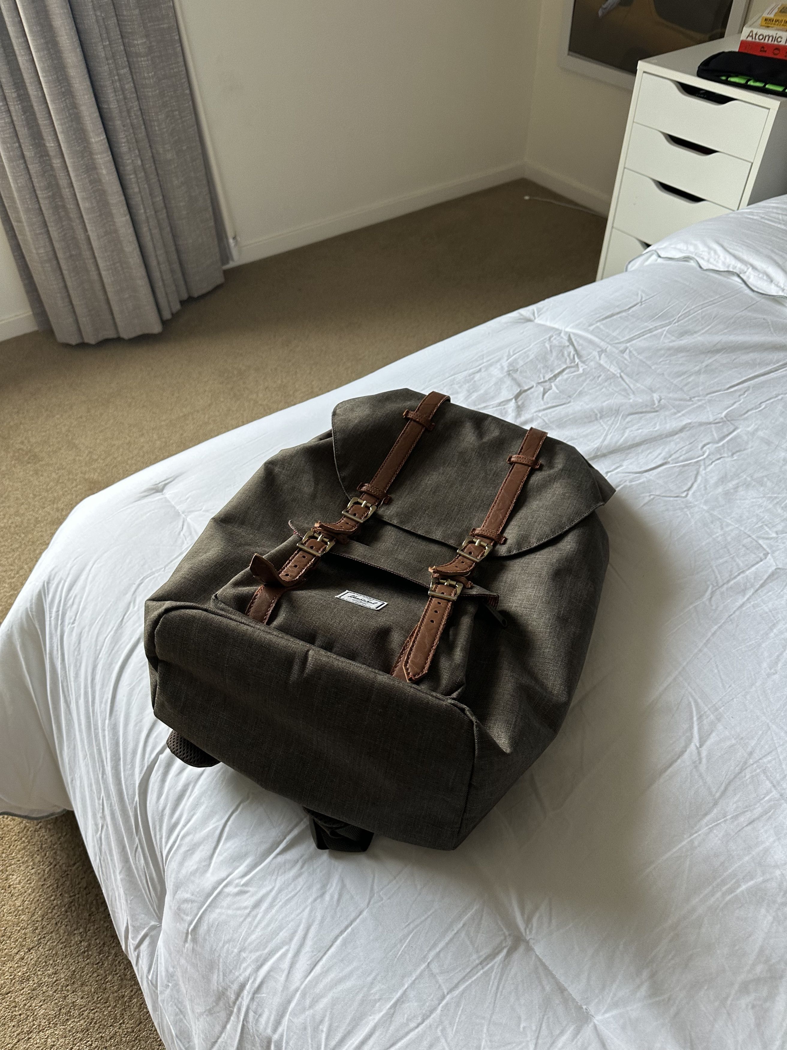 Herschel Supply Co. HERSCHEL SUPPLY CO. LITTLE AMERICA BACKPACK Ivy Green Slub Size ONE SIZE - 2 Thumbnail