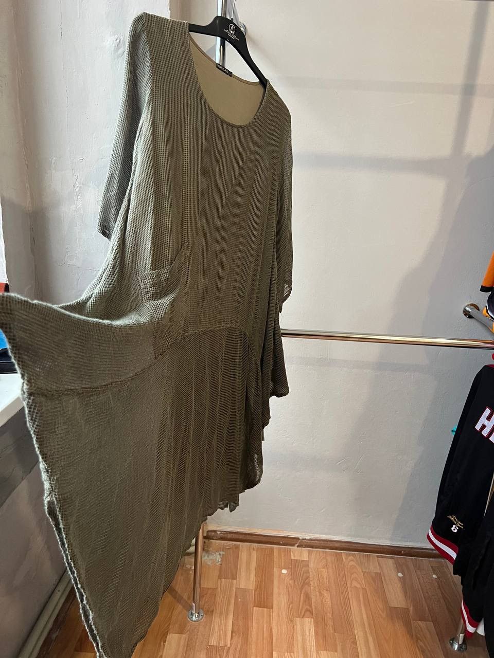 Japanese Brand GRIZAS ASYMMETRICAL JAPANESE ART AVANTGARDE DRESS SIZE L Size L / US 10 / IT 46 - 7 Thumbnail