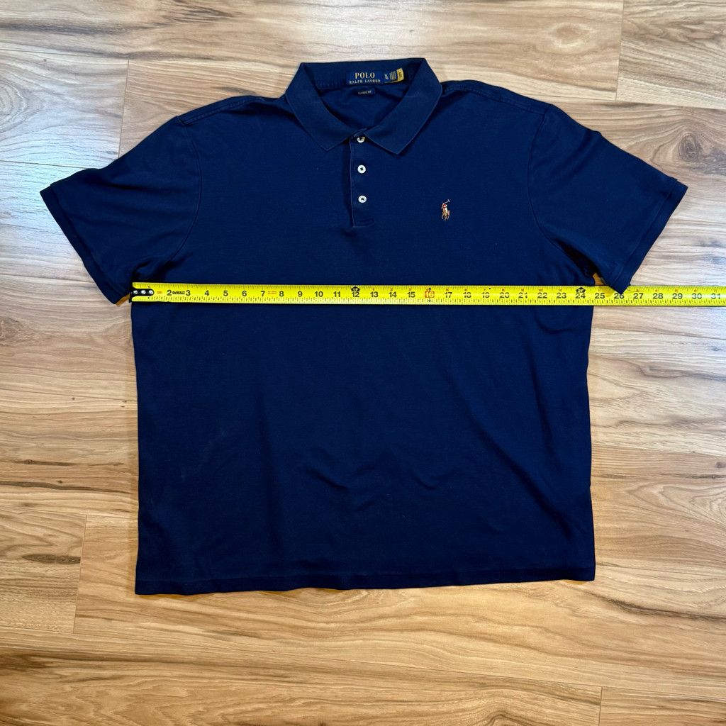Polo Ralph Lauren Polo Ralph Lauren Men’s XL Classic Fit Polo Shirt Navy Size US XL / EU 56 / 4 - 4 Thumbnail