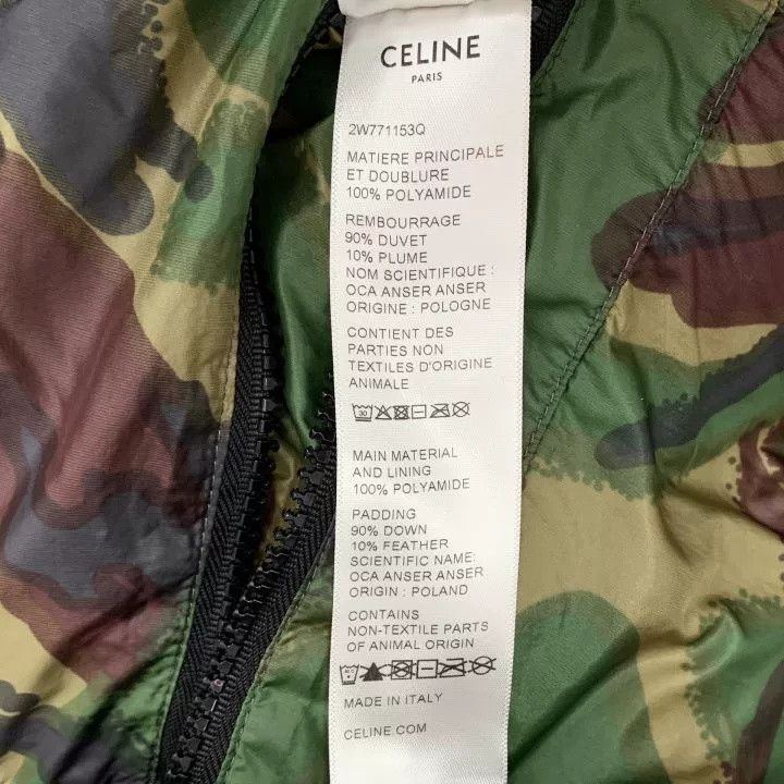 Celine Celine 23 Camouflage Logo Puffer Jacket Size US S / EU 44-46 / 1 - 7 Thumbnail