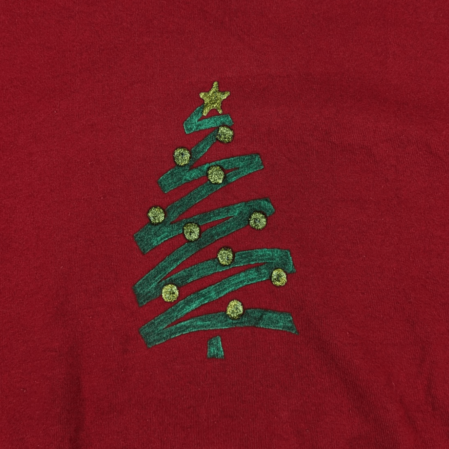 Jerzees Vintage 90's JERZEES Christmas Tree Jumper Sweatshirt Size US XL / EU 56 / 4 - 5 Thumbnail