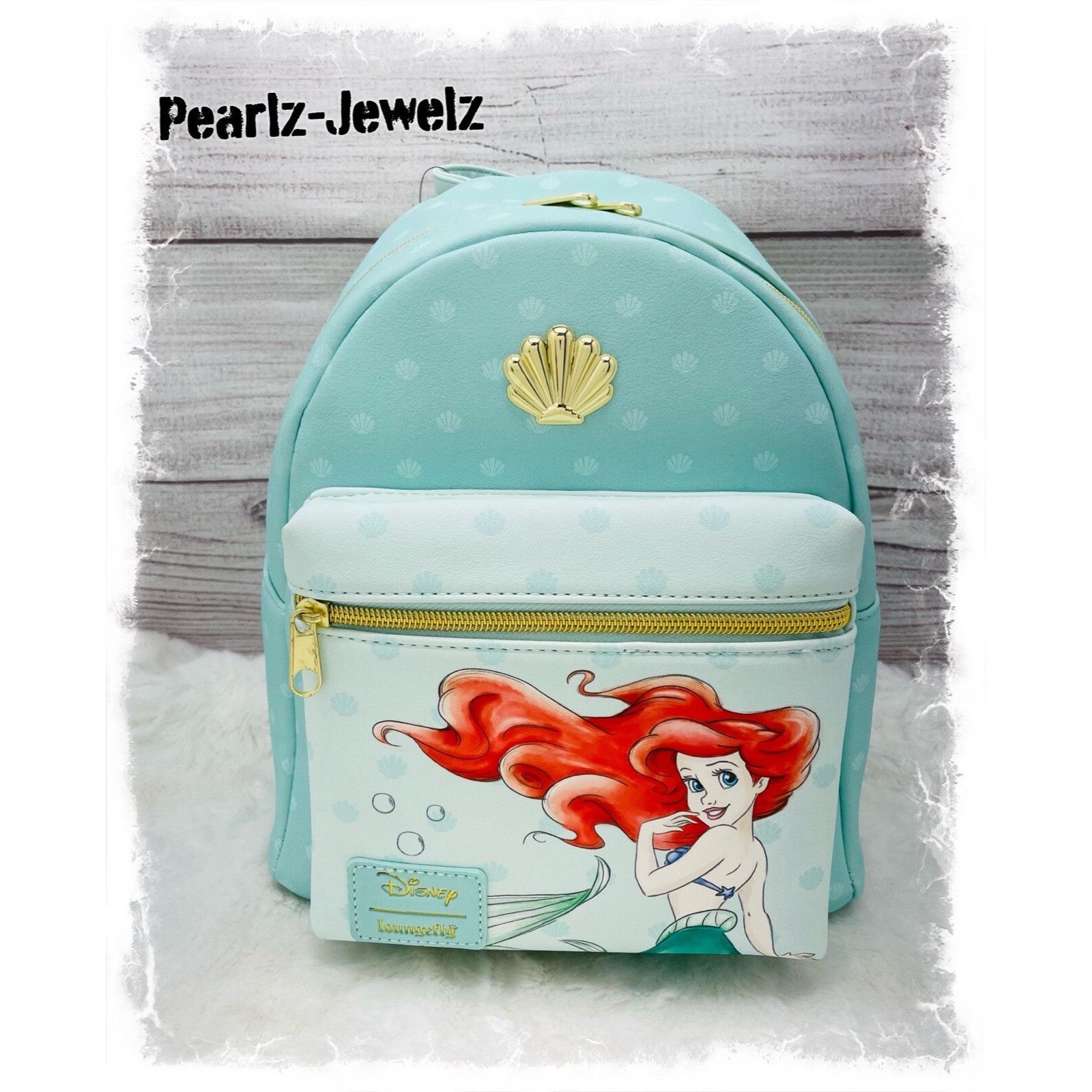 Disney Loungefly Disney Little Mermaid Princess Ariel & Mint Shells Size ONE SIZE - 1 Thumbnail