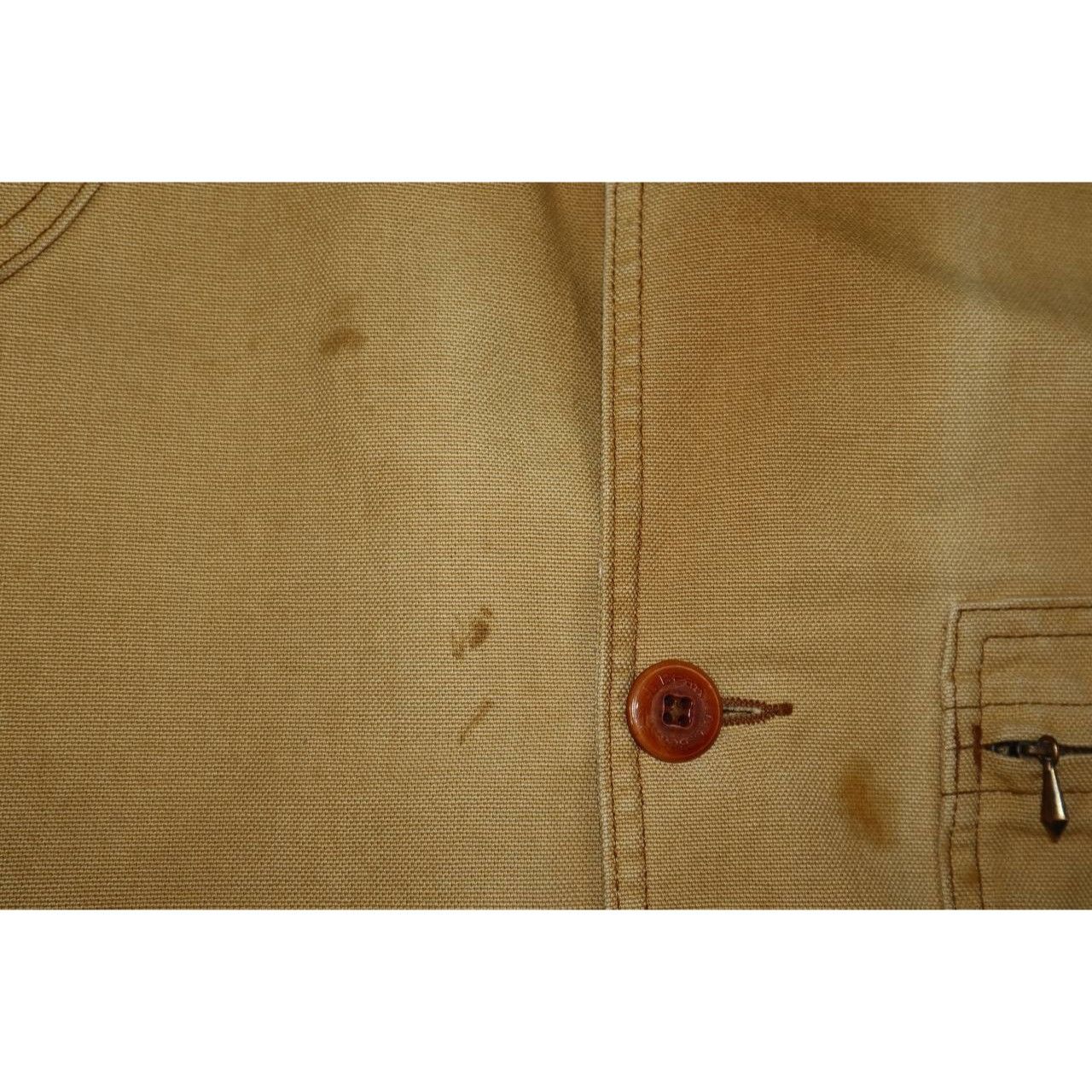 L.L. Bean VINTAGE 90s LL Bean Men's Beige Chore Jacket Size US L / EU 52-54 / 3 - 12 Thumbnail